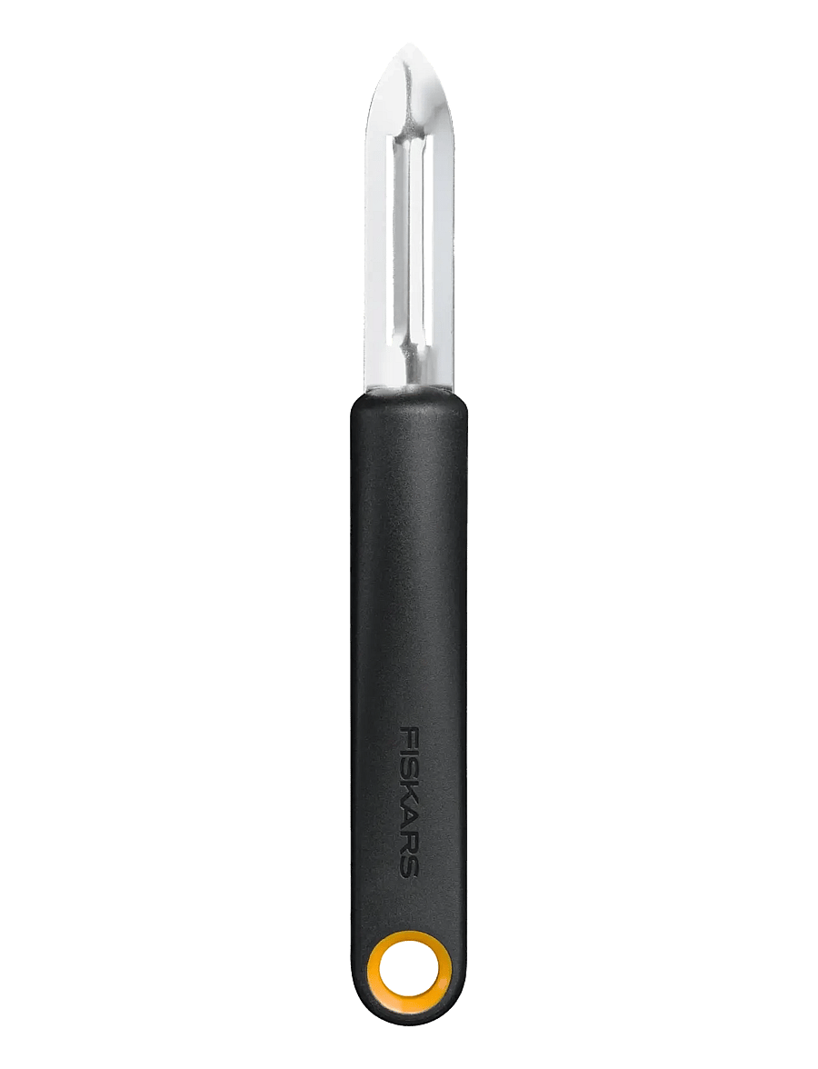 Fiskars - FF Peeler Fixed Blade - kartoffelschäler - black/orange - 0