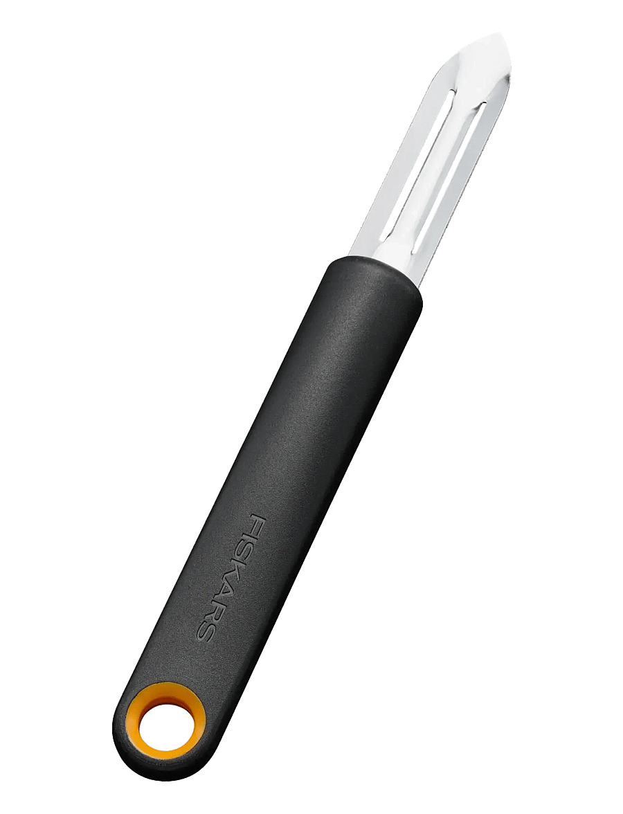 Fiskars - FF Peeler Fixed Blade - kartoffelschäler - black/orange - 1