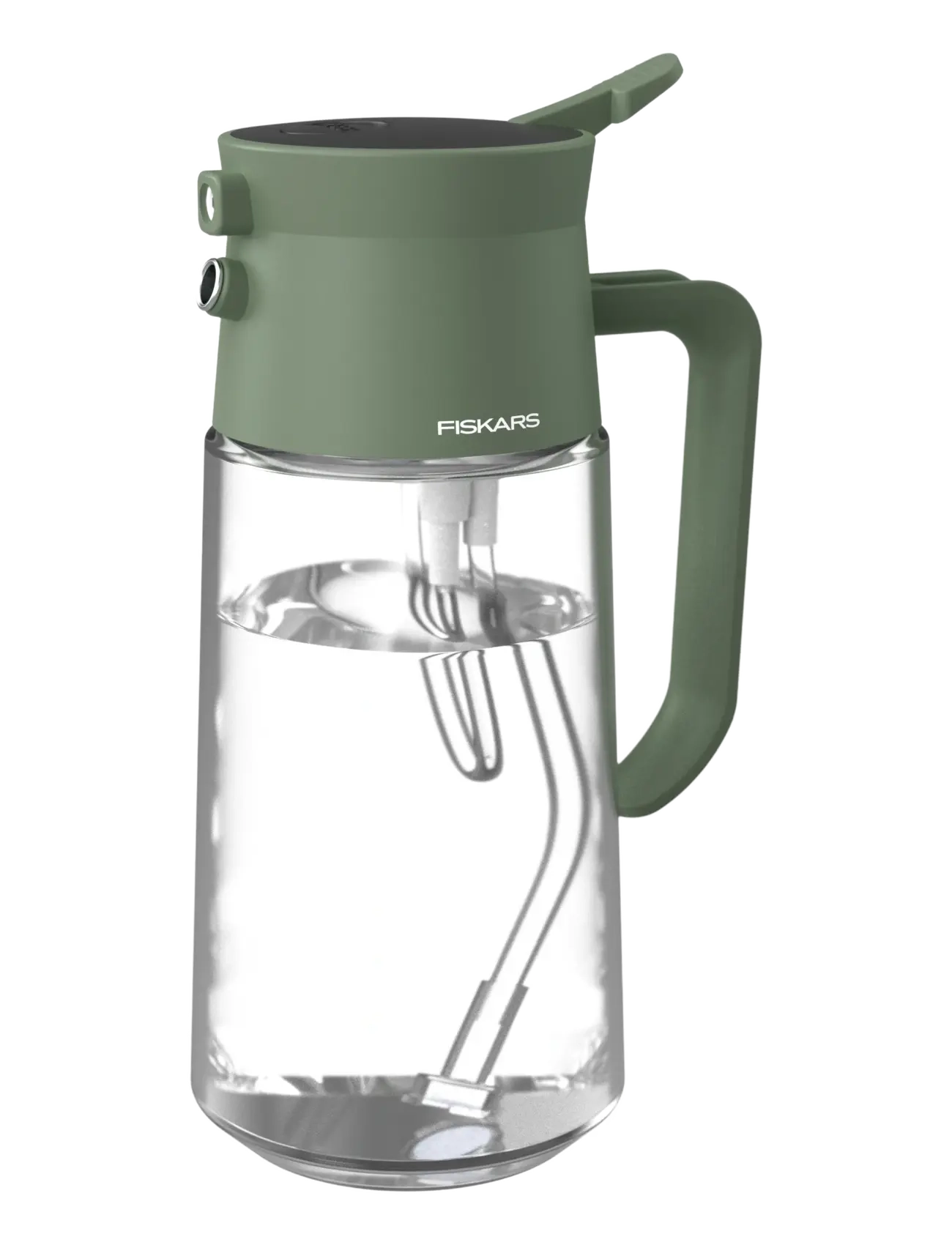 Fiskars Plant Care Mist & Pour Watering Can, 0.5 L, Outdoor Environment, Khakigrün - Garden Accessories, Homeware