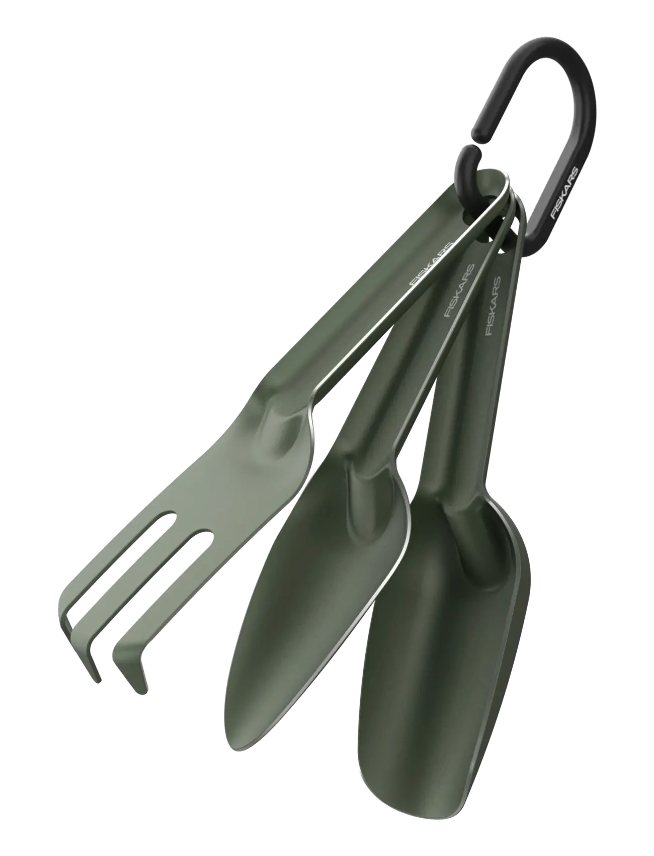 Fiskars Plant Care Soil Tool Set 3pc - Outdoor - GREEN / khaki/green