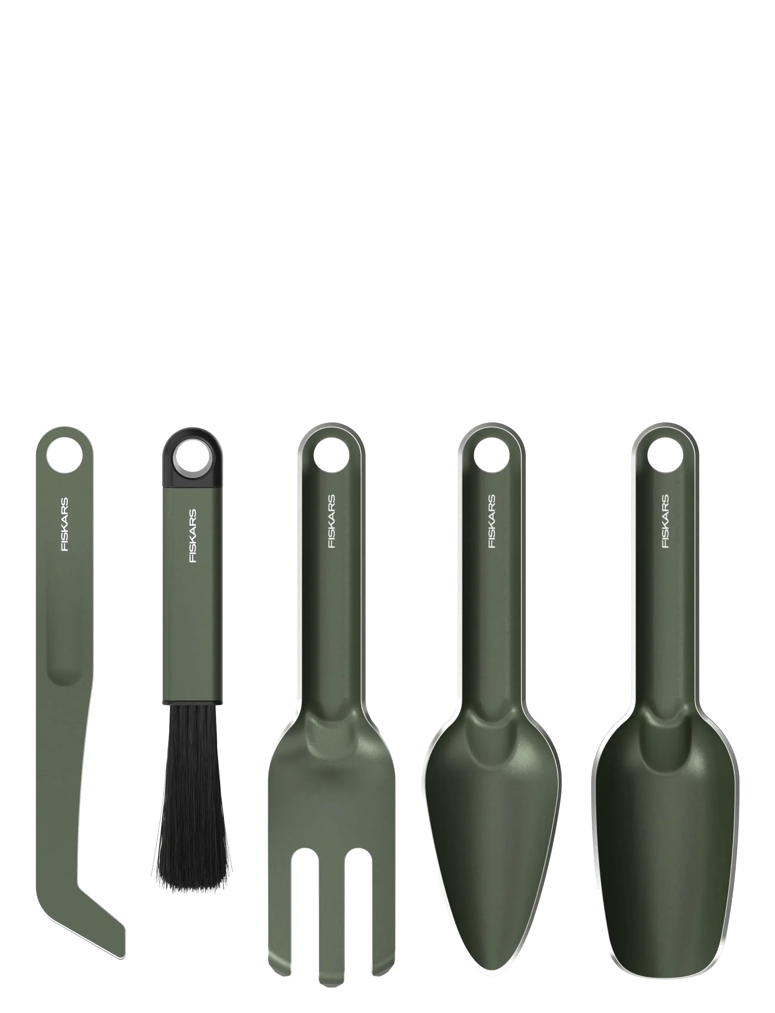 Fiskars - Plant Care Soil Tool Set 5pc - green - 1