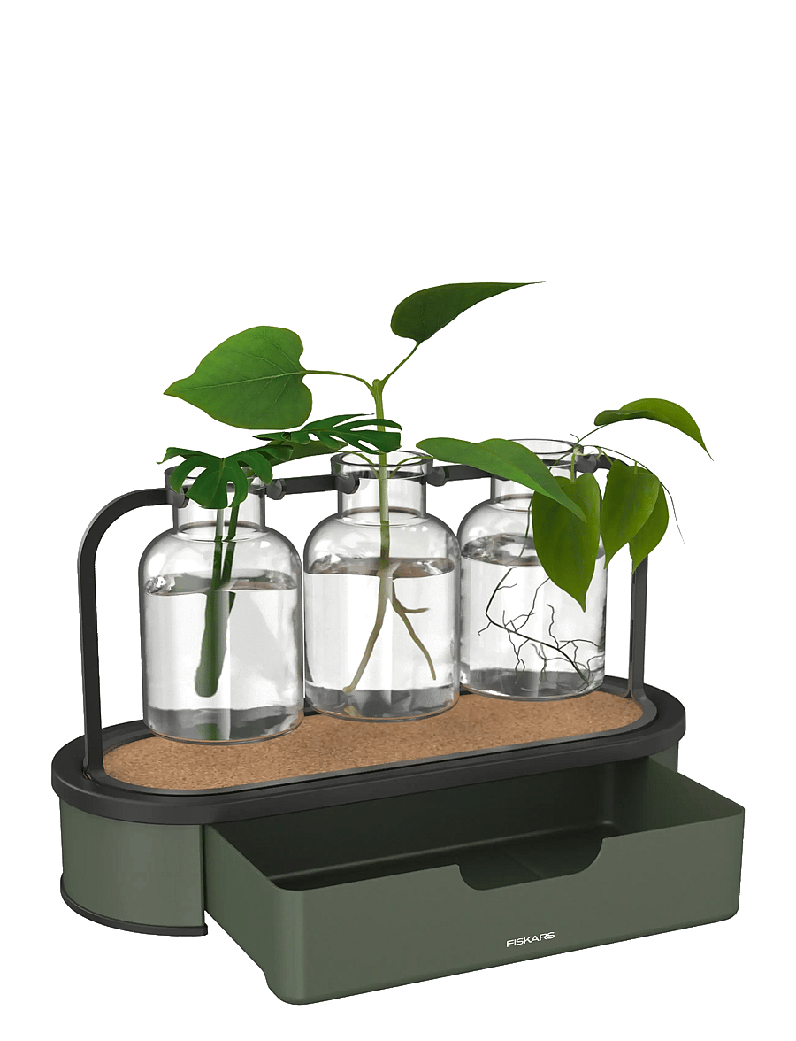 Fiskars - Plant Care Propagation Station - gartenzubehör - green / transparent - 2