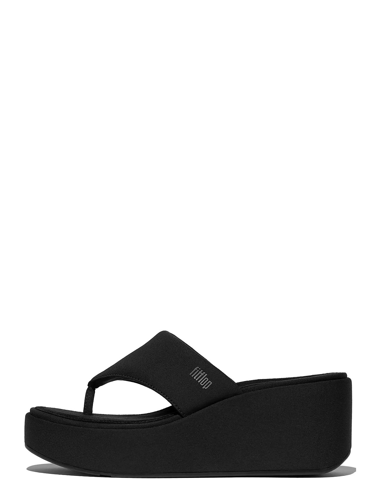 FITFLOP Platfforms Wedge Toe-Post Sandalen Schwarz - 39 - Damen