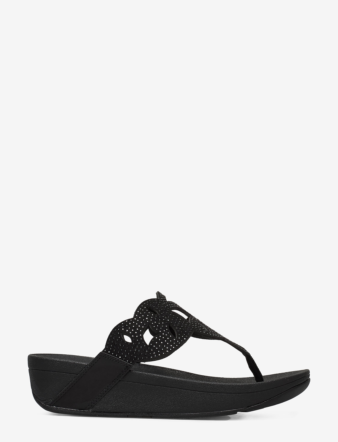 FitFlop - ELORA CRYSTAL TOE-THONGS - all black - 1