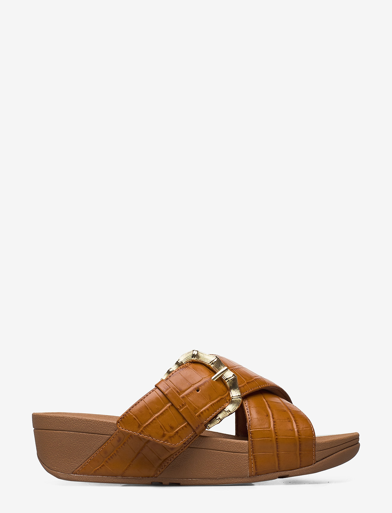 FitFlop - LULU CROCO SLIDES - light tan - 1