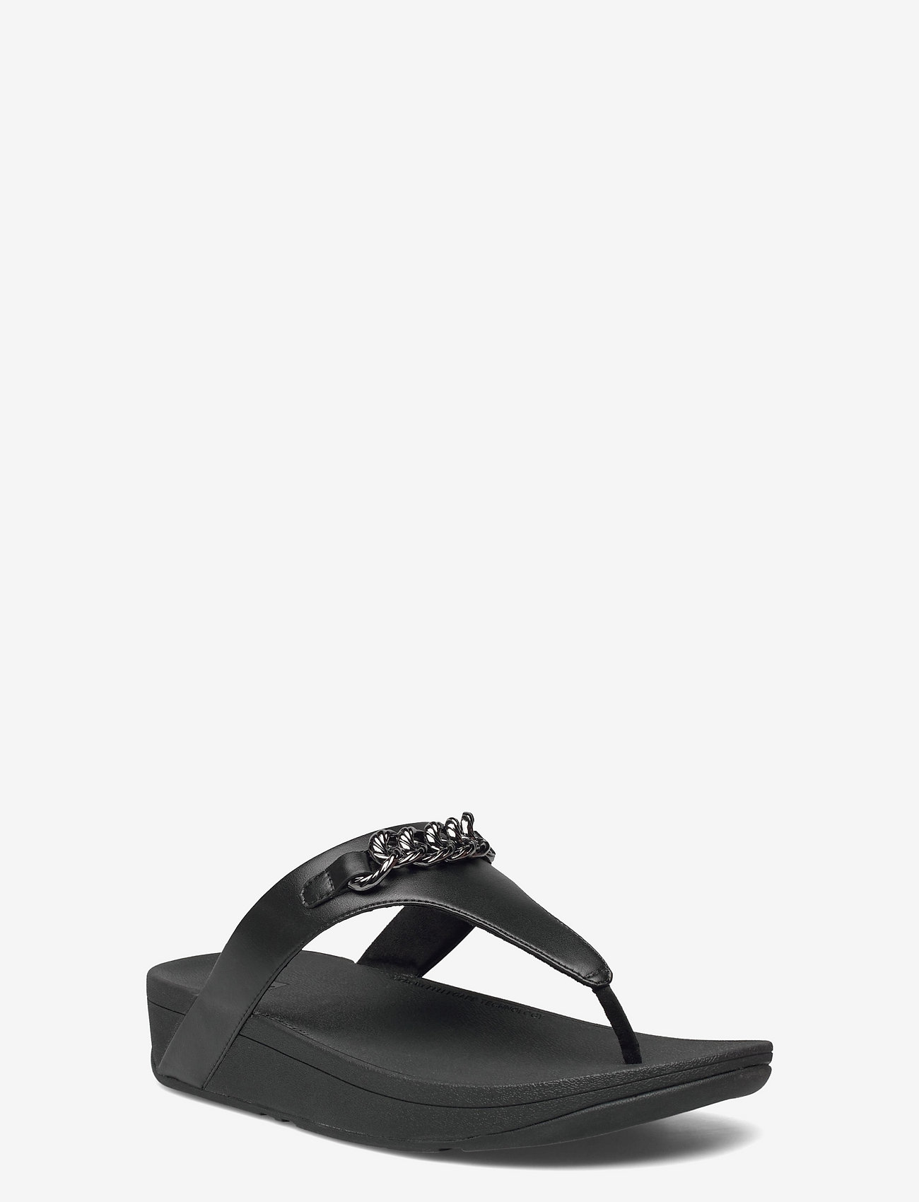 FitFlop - LOTTIE CHAIN TOE-THONGS - all black - 0