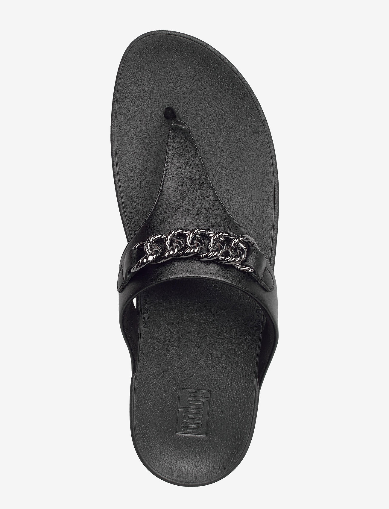 FitFlop - LOTTIE CHAIN TOE-THONGS - all black - 4