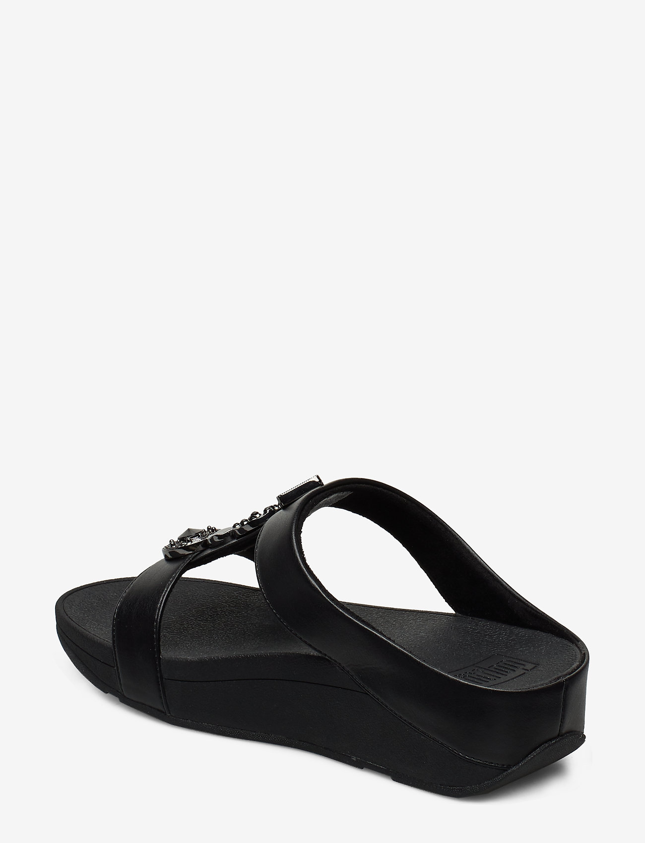 FitFlop - FINO CIRCLE H-BAR SLIDES - black - 2