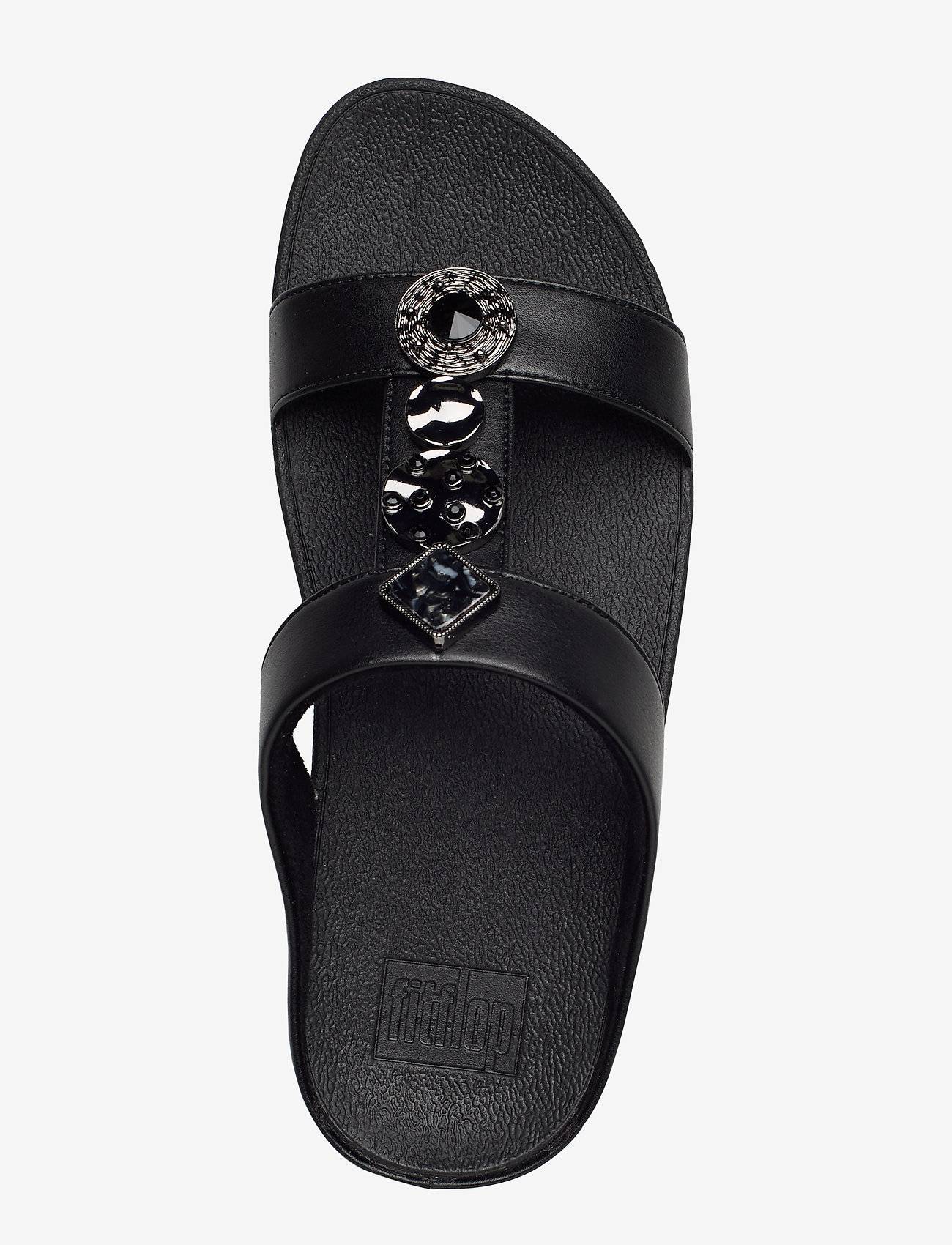 FitFlop - FINO CIRCLE H-BAR SLIDES - black - 3