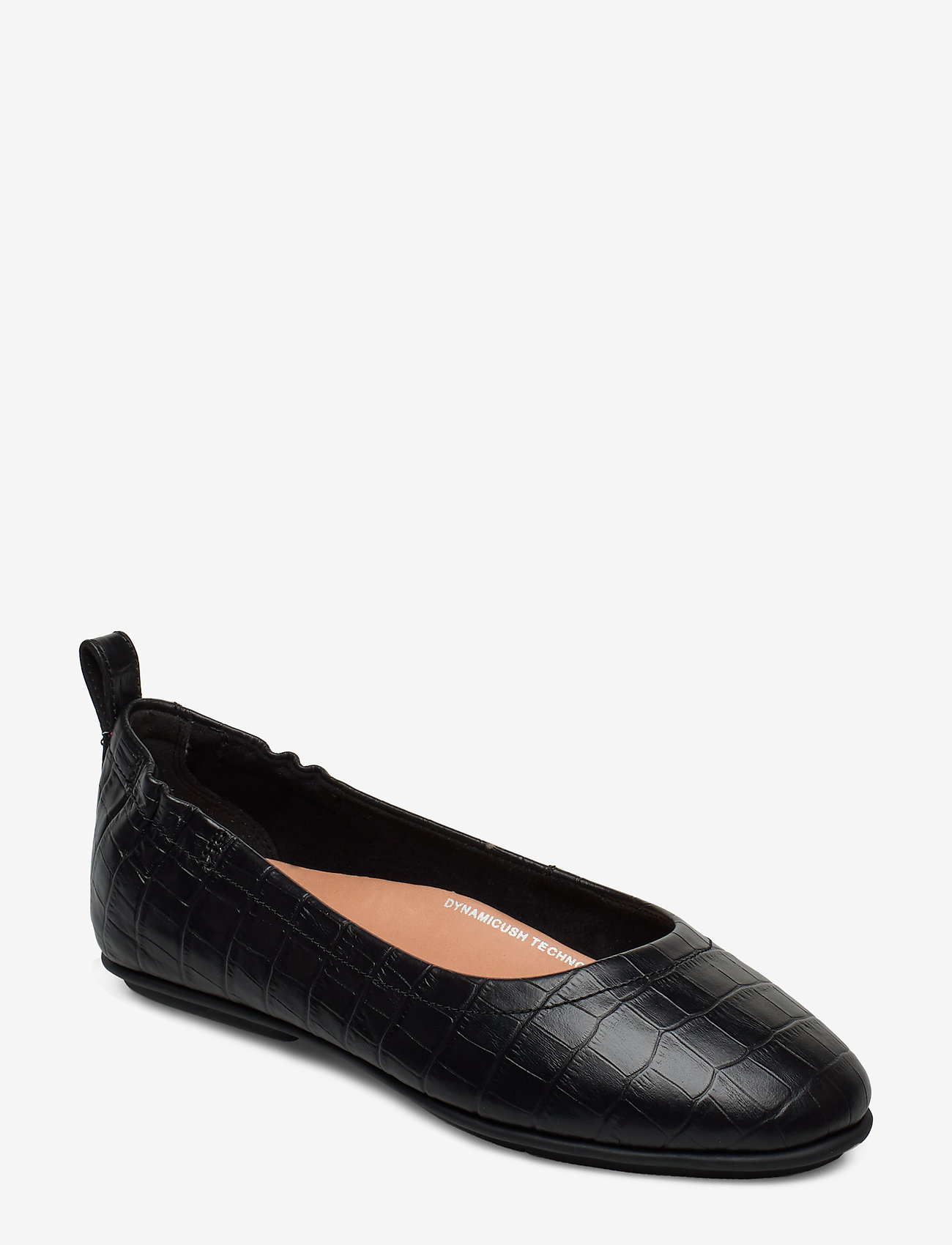 FitFlop - ALLEGRO CROCO BALLERINAS - all black - 0
