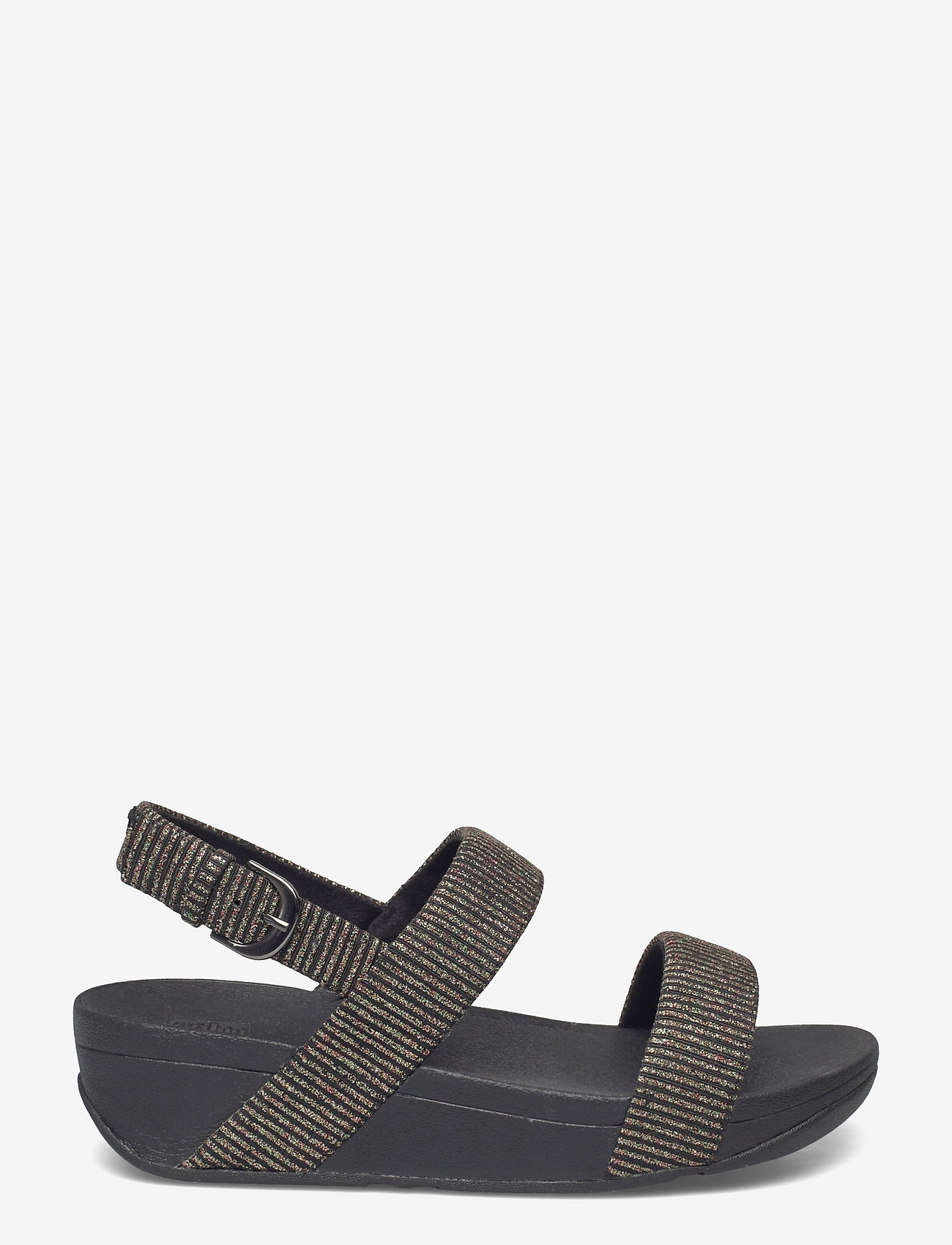 FitFlop - LOTTIE GLITTER STRIPE BACK-STRAP SANDALS - all black - 1