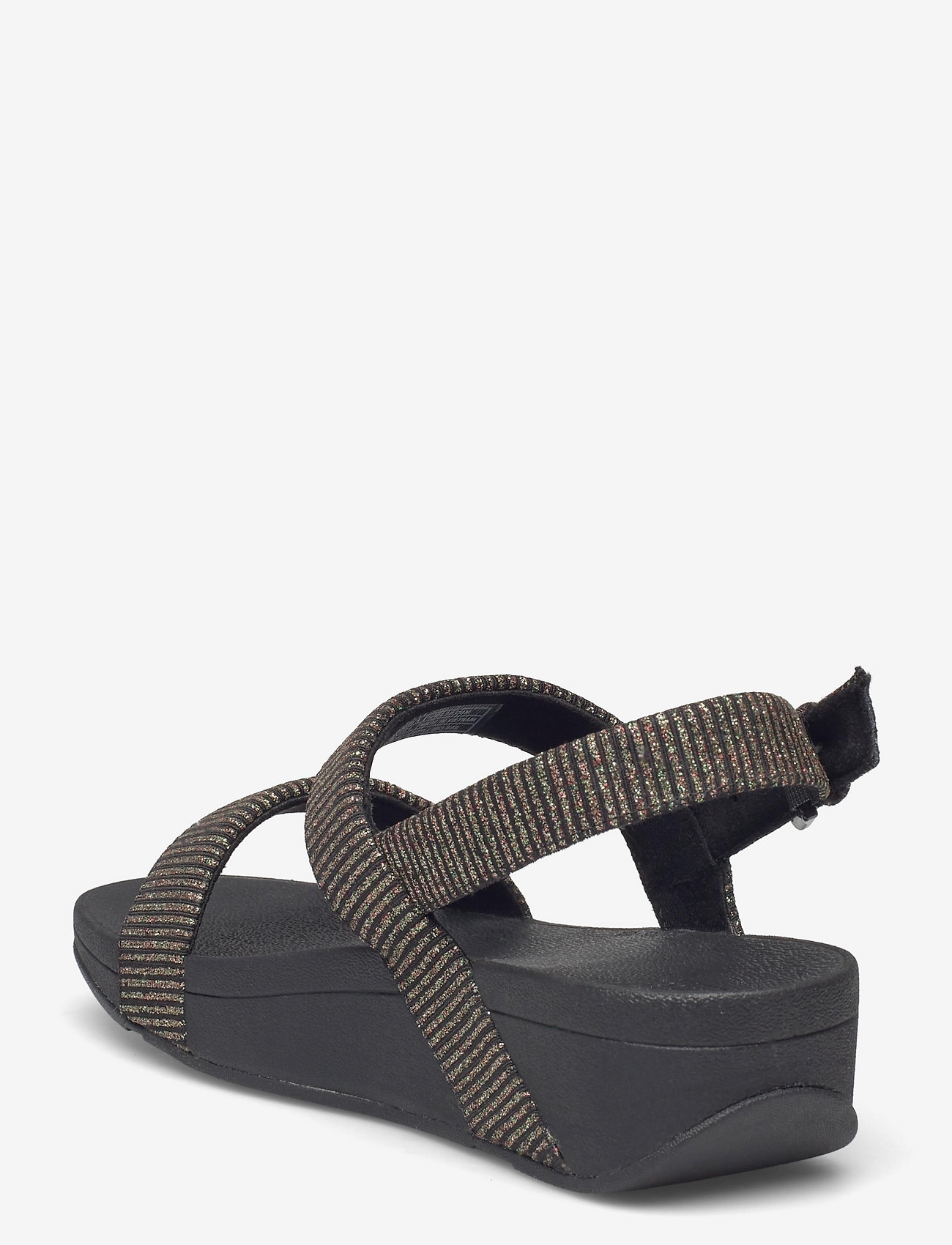 FitFlop - LOTTIE GLITTER STRIPE BACK-STRAP SANDALS - all black - 2