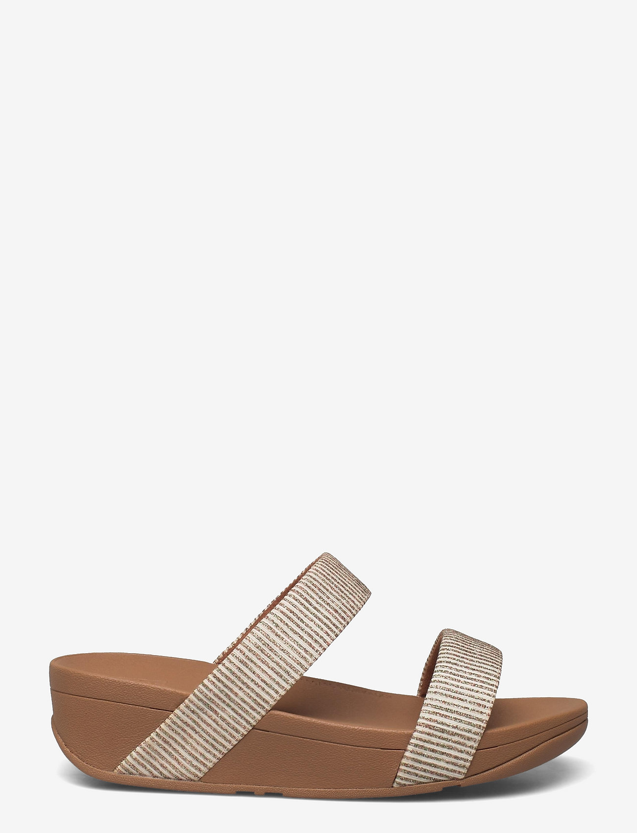 FitFlop - LOTTIE GLITTER STRIPE SLIDES - stone - 1