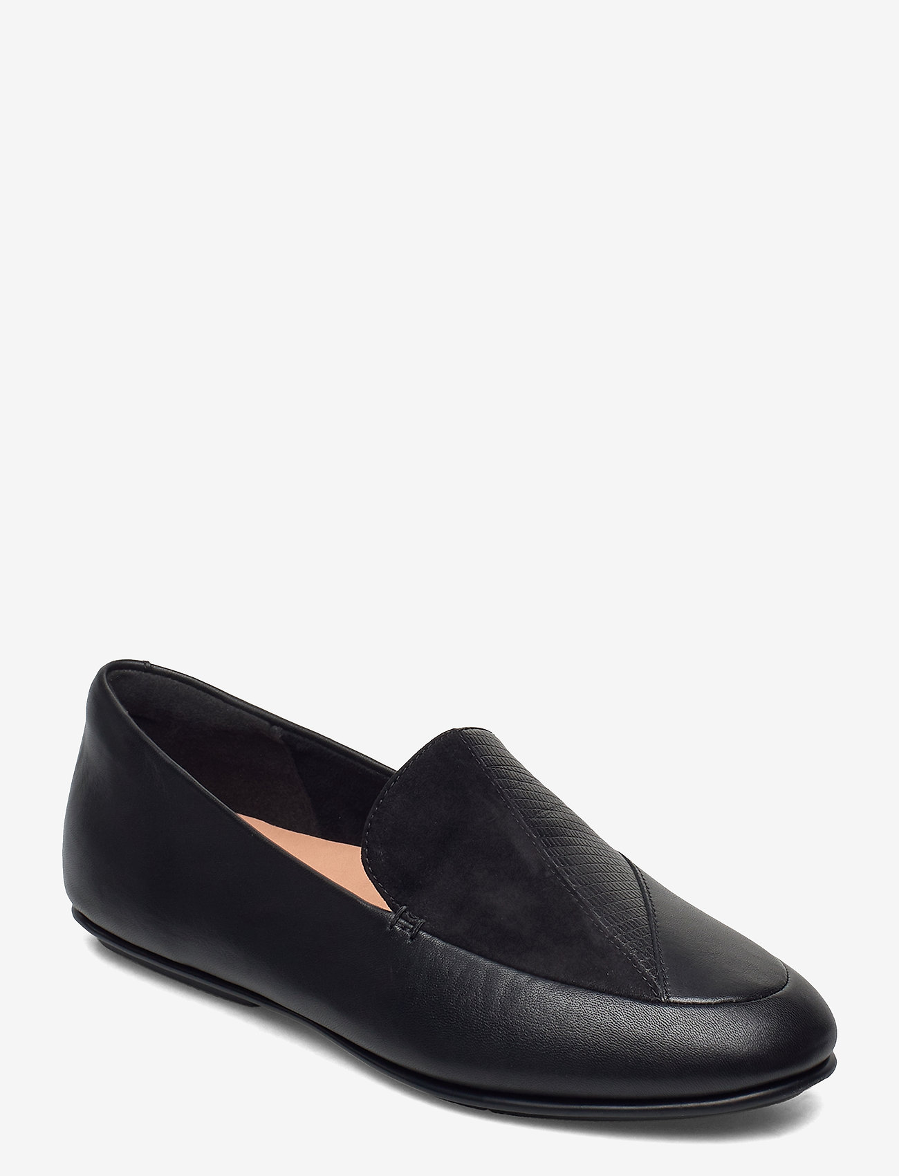FitFlop - LENA LIZARD-EMBOSSED LOAFERS - all black - 0