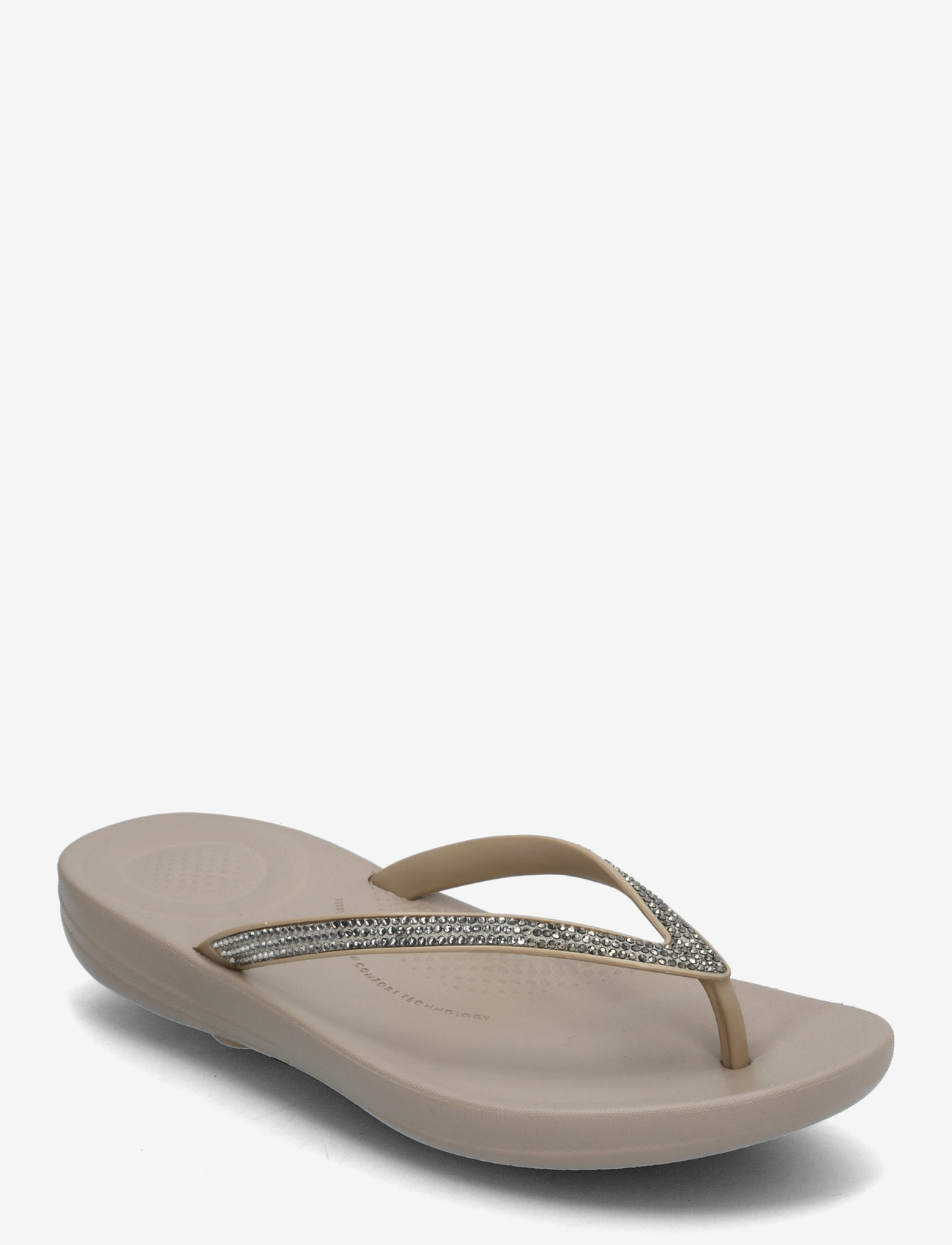 FitFlop - IQUSHION OMBRE SPARKLE FLIP-FLOPS - flip flops - on taupe/pewter - 1