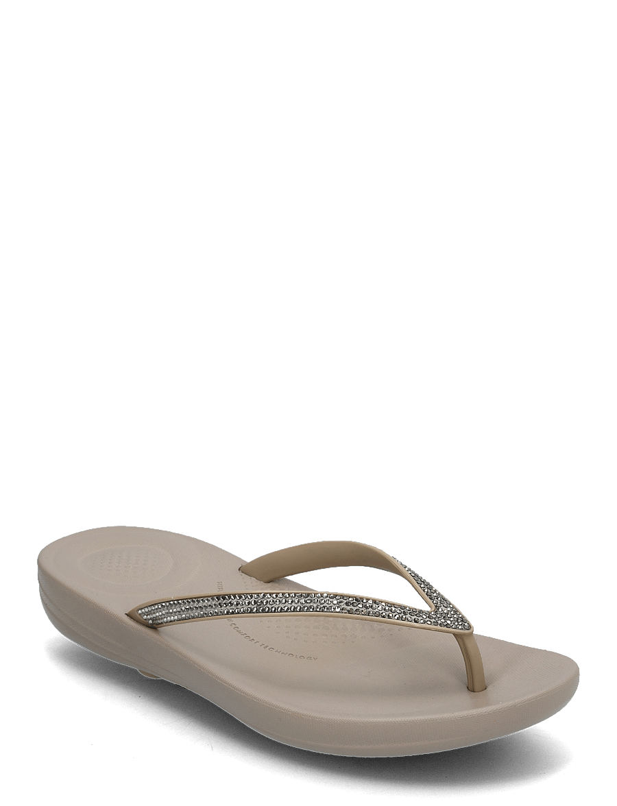 FitFlop - IQUSHION OMBRE SPARKLE FLIP-FLOPS - on taupe/pewter - 1