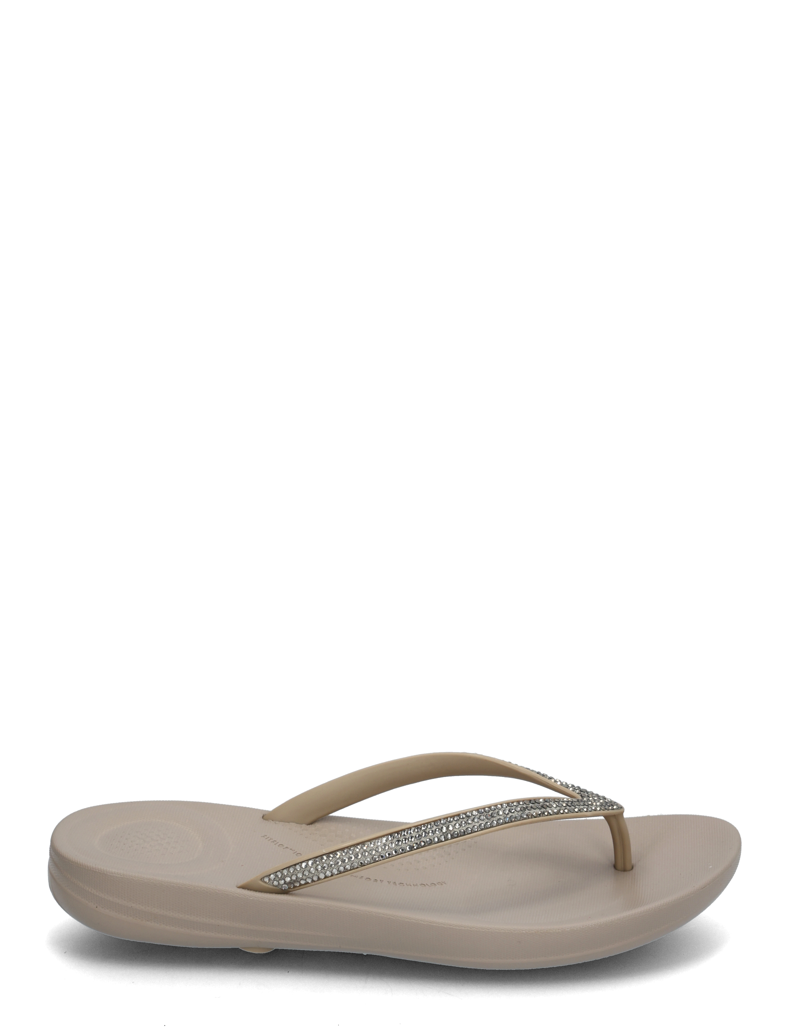 FitFlop - IQUSHION OMBRE SPARKLE FLIP-FLOPS - on taupe/pewter - 2