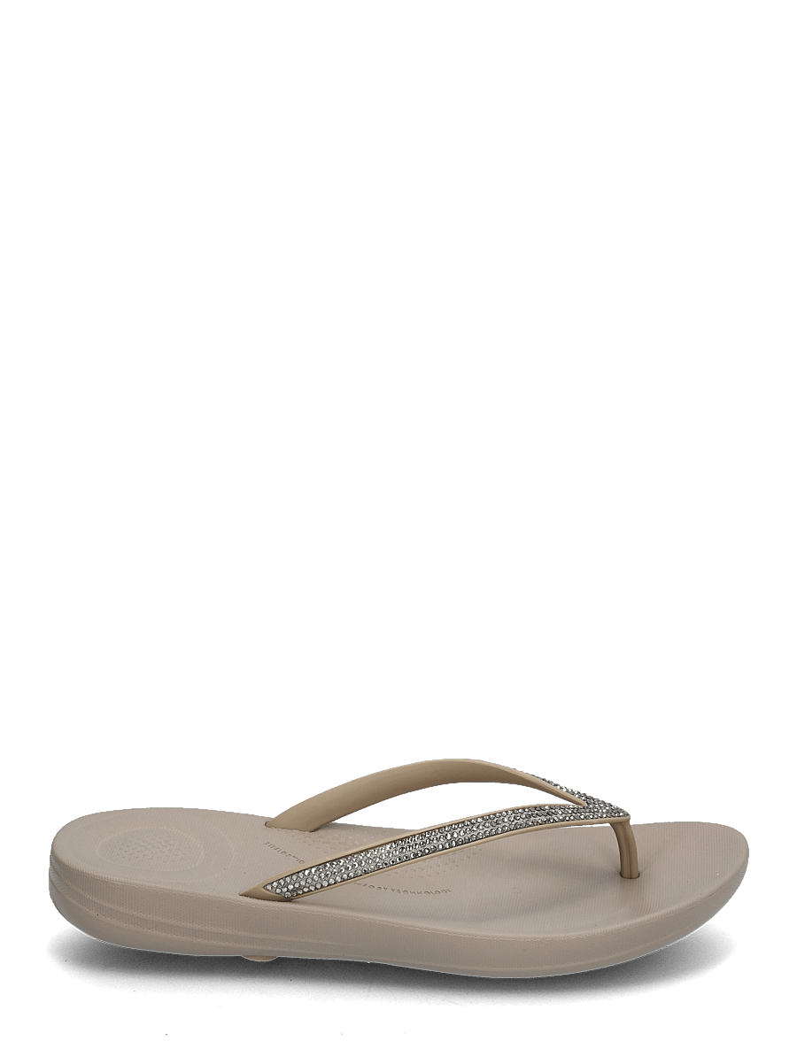 FitFlop - IQUSHION OMBRE SPARKLE FLIP-FLOPS - on taupe/pewter - 2
