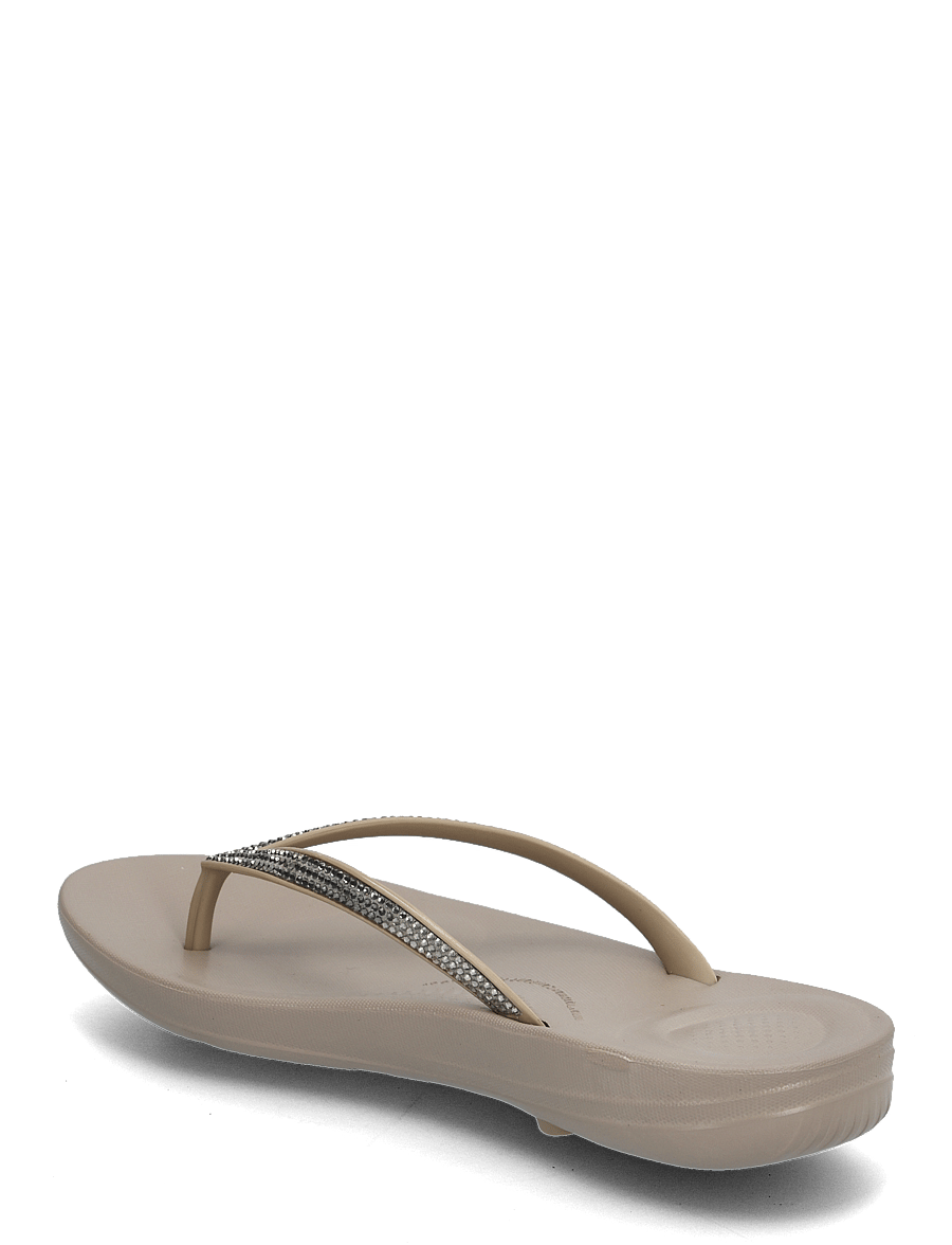 FitFlop - IQUSHION OMBRE SPARKLE FLIP-FLOPS - on taupe/pewter - 3
