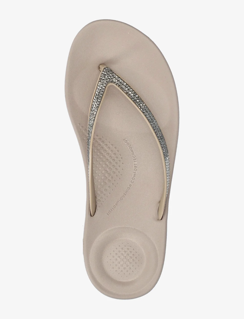 FitFlop - IQUSHION OMBRE SPARKLE FLIP-FLOPS - flip flops - on taupe/pewter - 4