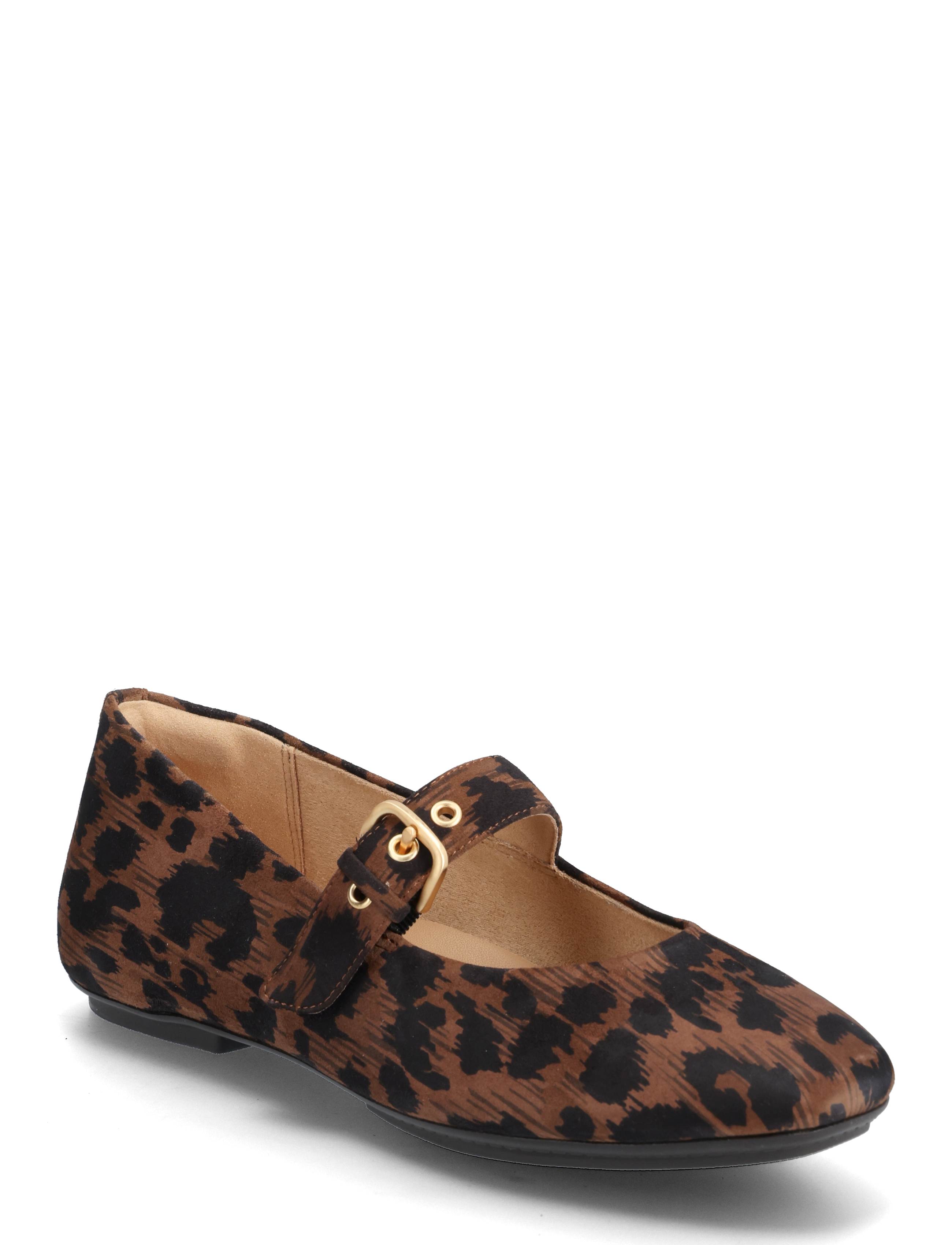 FitFlop DELICATO LEOPARD SUEDE MARY JANES - Ballerinas - CHOCOLATE MIX / brown
