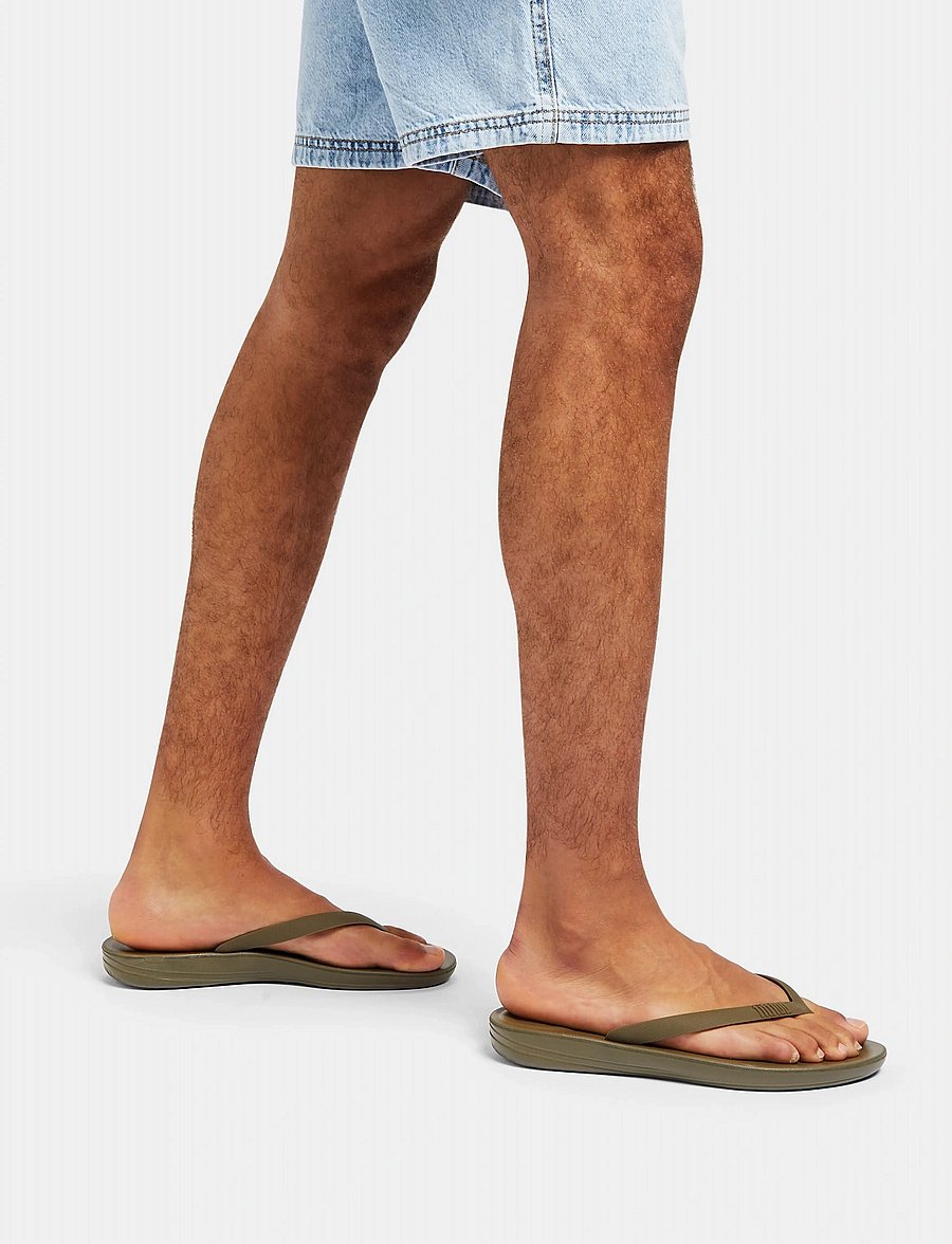 FitFlop - IQUSHION ERGONOMIC FLIP-FLOPS - mossy - 0