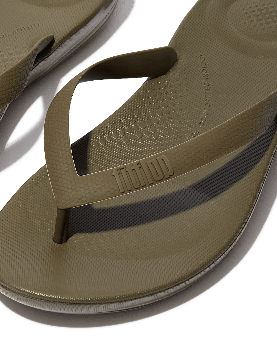 FitFlop - IQUSHION ERGONOMIC FLIP-FLOPS - mossy - 4