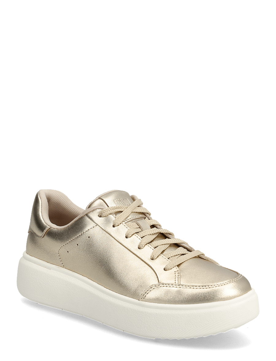 FitFlop - RTG METALLIC-LEATHER SNEAKERS - låga sneakers - platino - 1