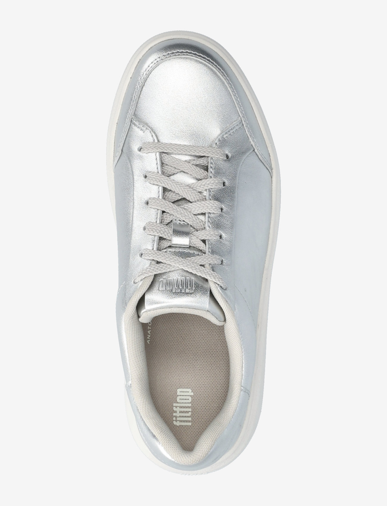 FitFlop - RTG METALLIC-LEATHER SNEAKERS - silver - 4