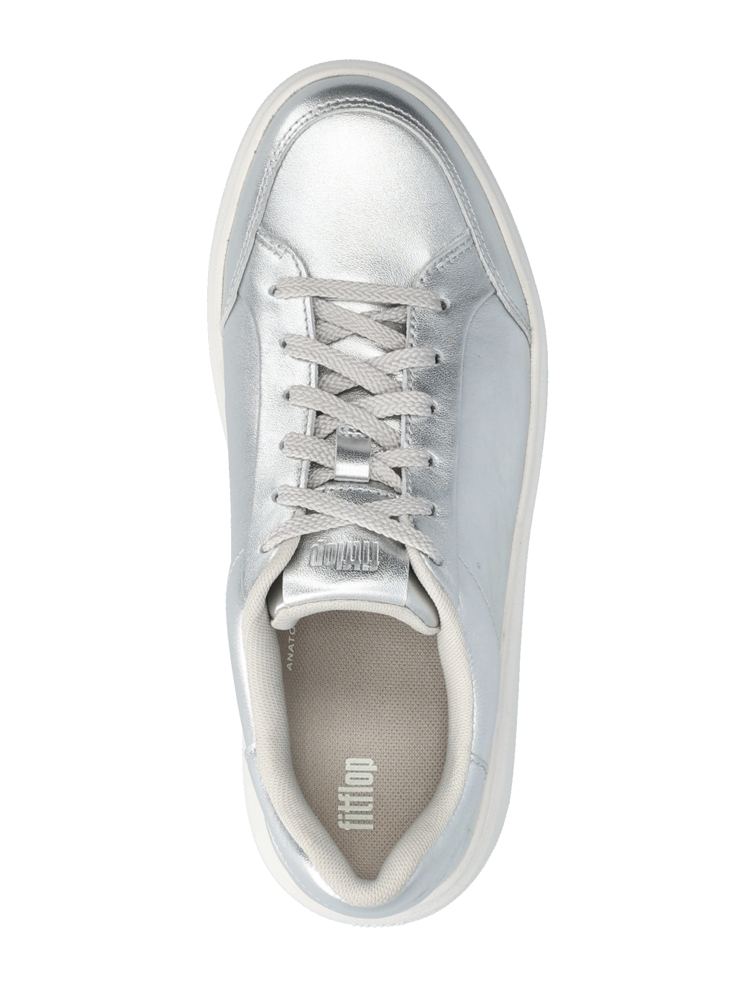 FitFlop - RTG METALLIC-LEATHER SNEAKERS - silver - 4