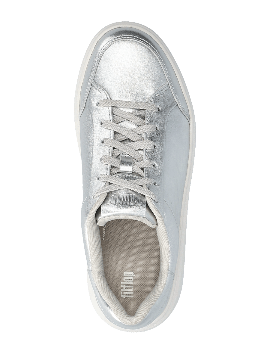 FitFlop - RTG METALLIC-LEATHER SNEAKERS - madala säärega tossud - silver - 4