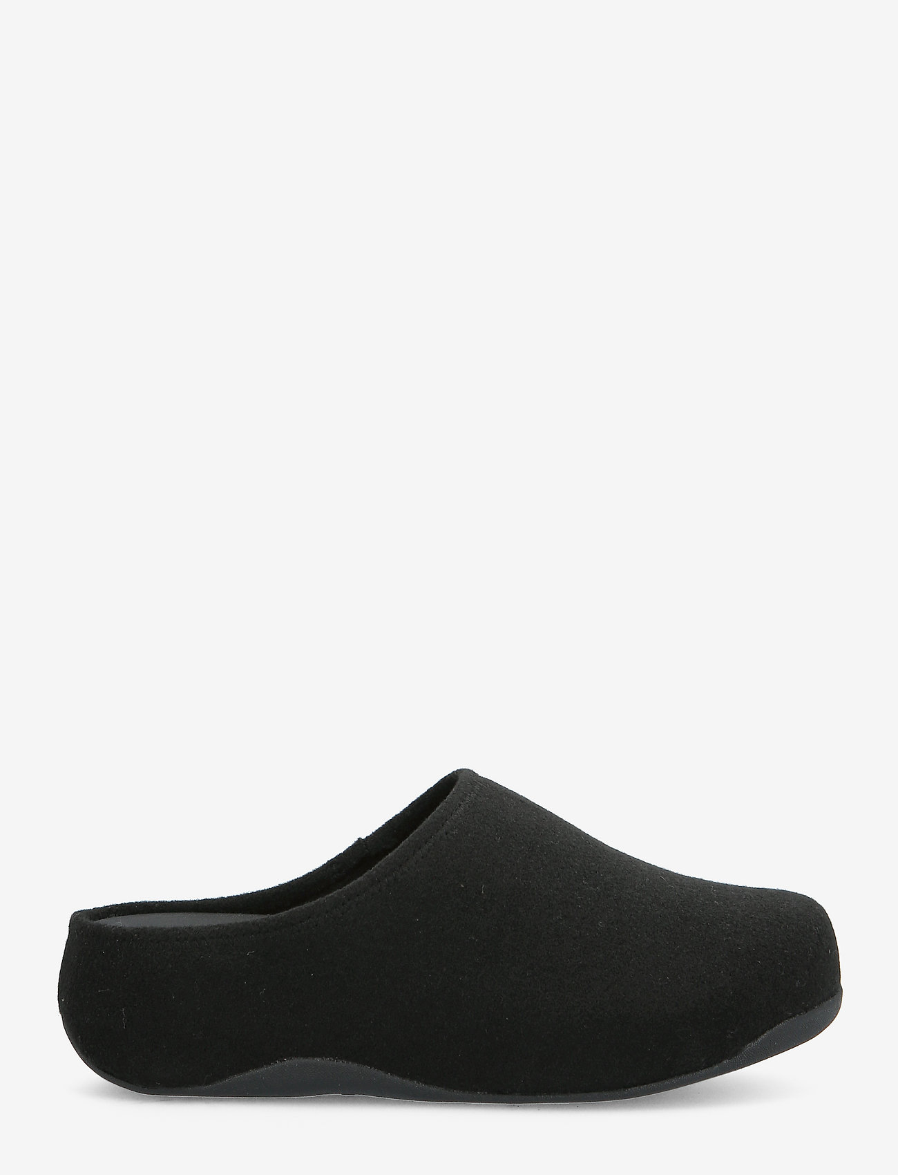 FitFlop - SHUV FELT CLOGS - slippers - all black - 1