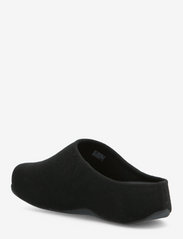 FitFlop - SHUV FELT CLOGS - slippers - all black - 2