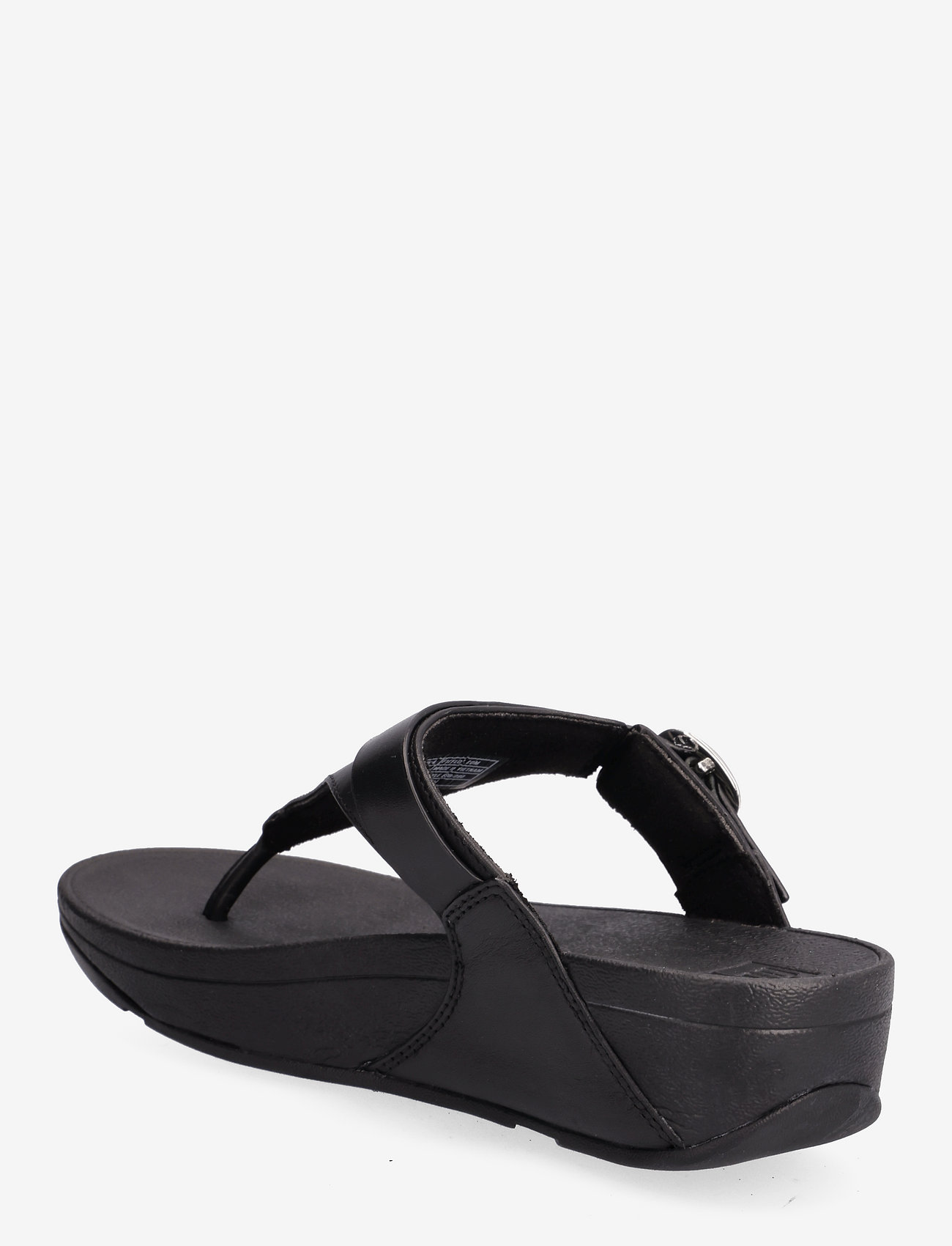 FitFlop - LULU ADJUSTABLE LEATHER TOE-POST SANDALS - all black - 2