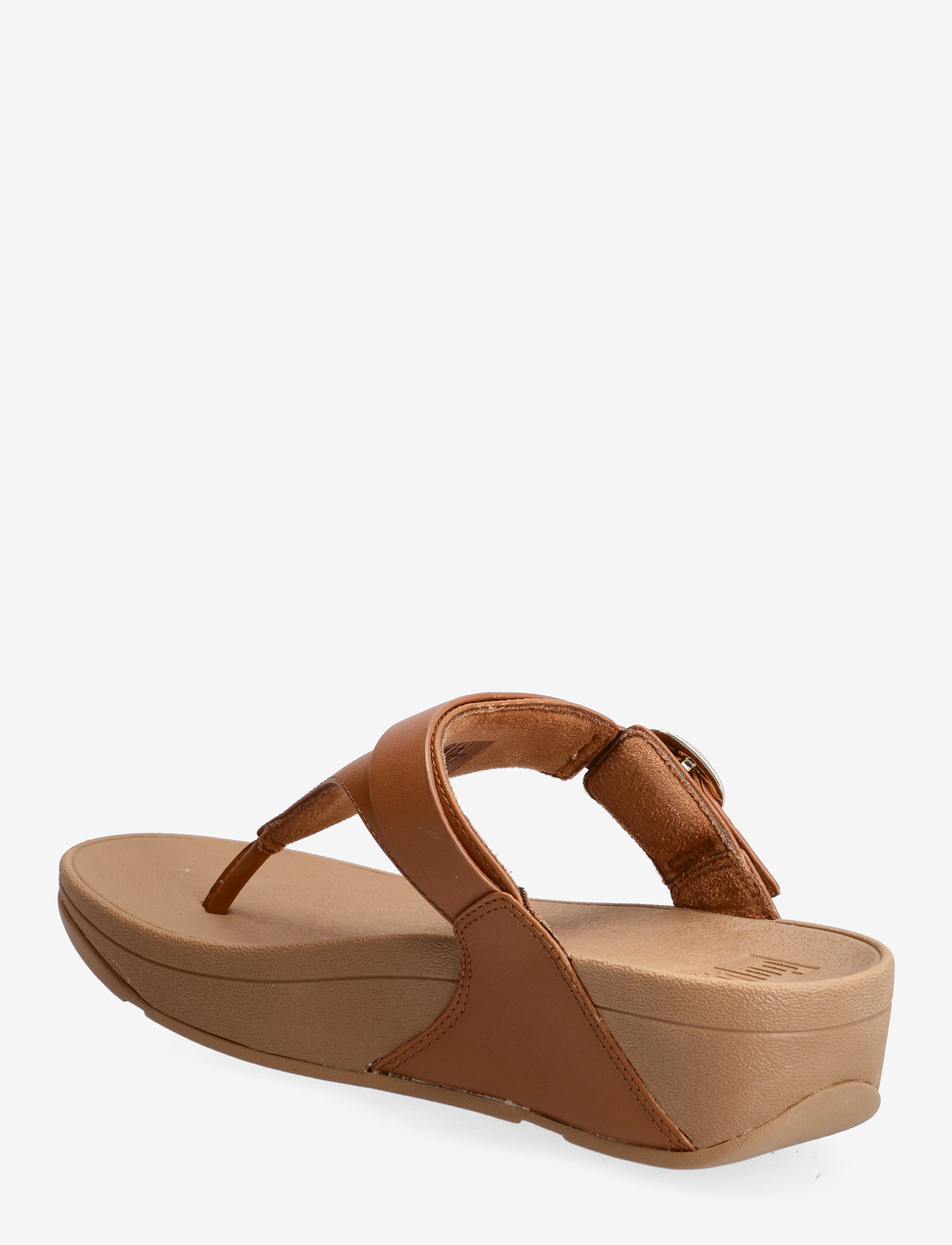 FitFlop - LULU ADJUSTABLE LEATHER TOE-POST SANDALS - light tan - 2