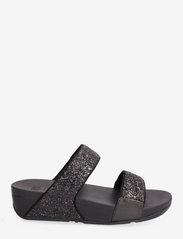 FitFlop - LULU GLITTER SLIDES - flat sandals - black glitter - 1