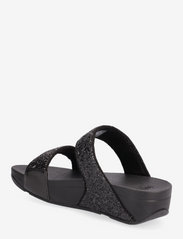 FitFlop - LULU GLITTER SLIDES - flat sandals - black glitter - 2