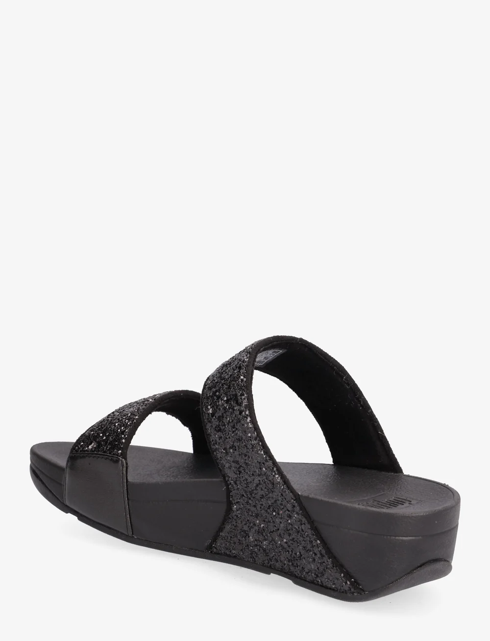 FitFlop - LULU GLITTER SLIDES - flade sandaler - black glitter - 2