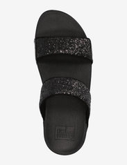 FitFlop - LULU GLITTER SLIDES - platta sandaler - black glitter - 3
