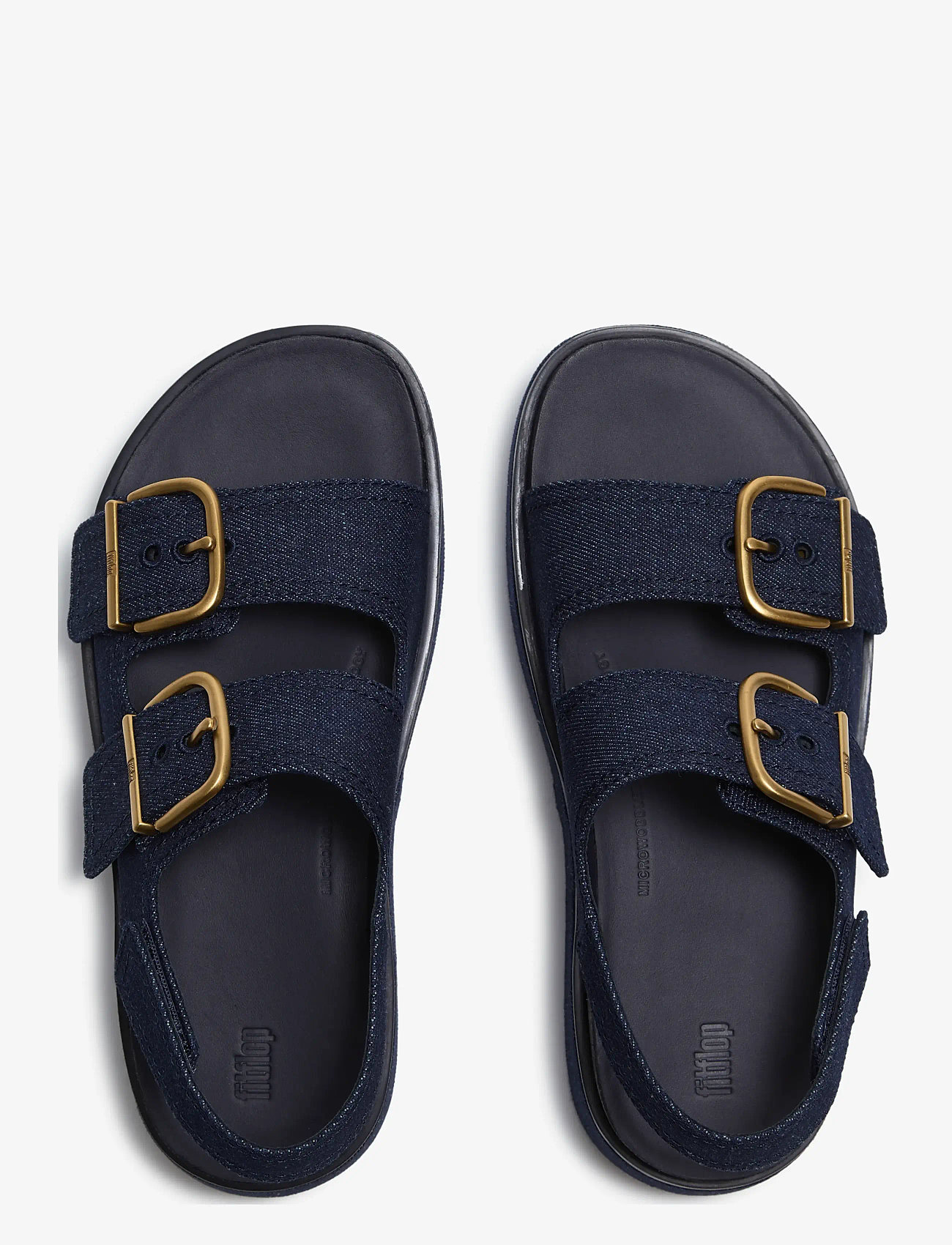 FitFlop - GEN-FF MAX BUCKLE DENIM BACK-STRAP SANDALS - platformsandaler - dark denim - 2