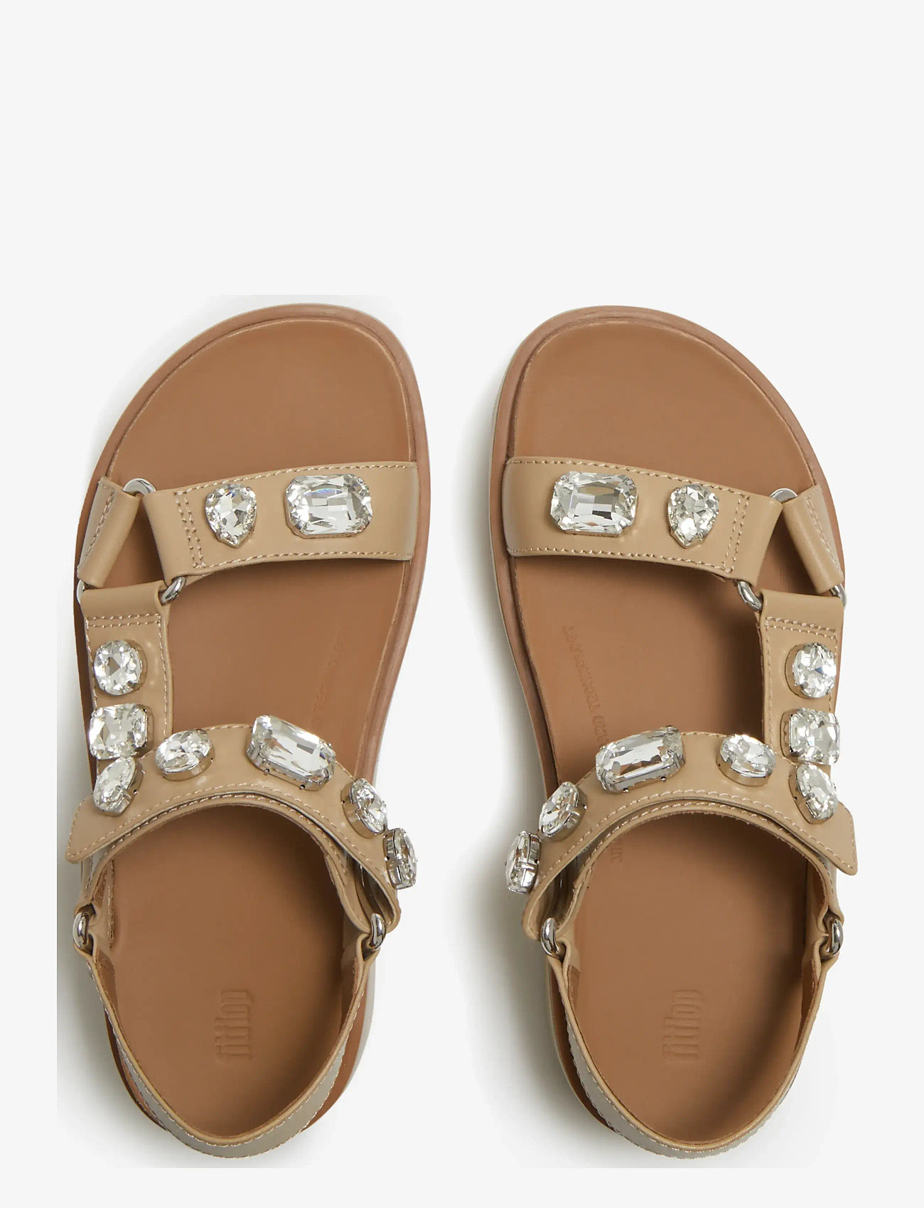 FitFlop - GEN-FF MAX ULTRA-JEWEL  LEATHER BACK-STRAP SANDALS - plateau-sandalen - cappuccino - 2