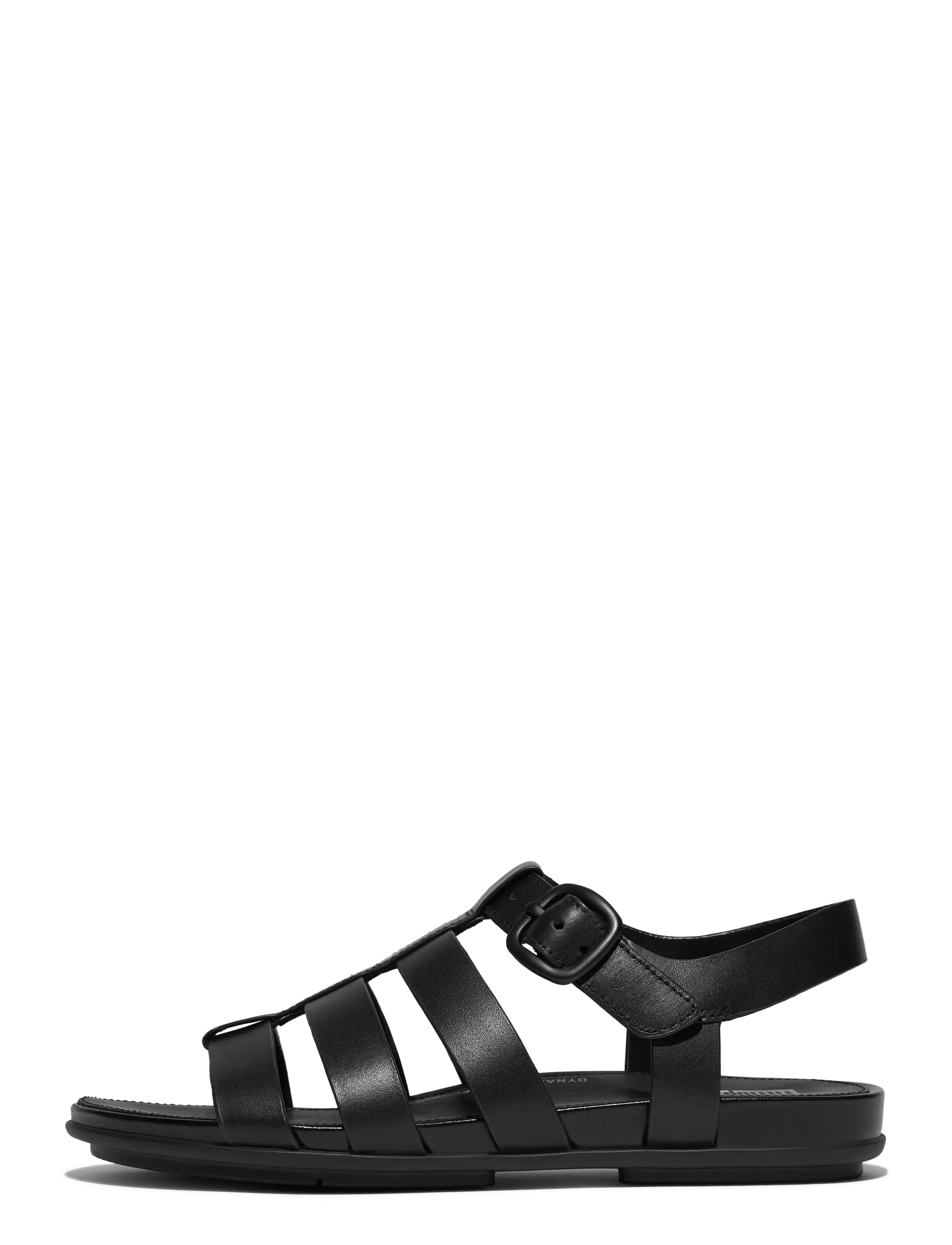FitFlop GRACIE LEATHER FISHERMAN SANDALS - FitFlop - BLACK / black