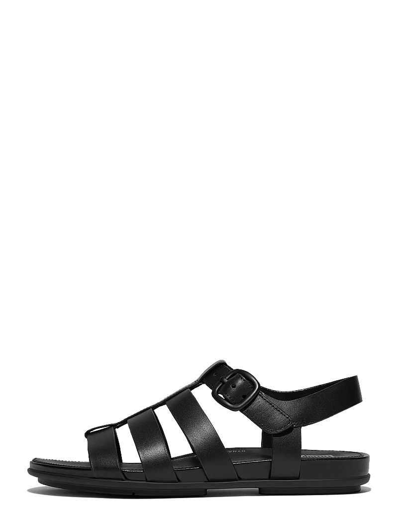 FitFlop - GRACIE LEATHER FISHERMAN SANDALS - gladiatorsandaler - black - 1