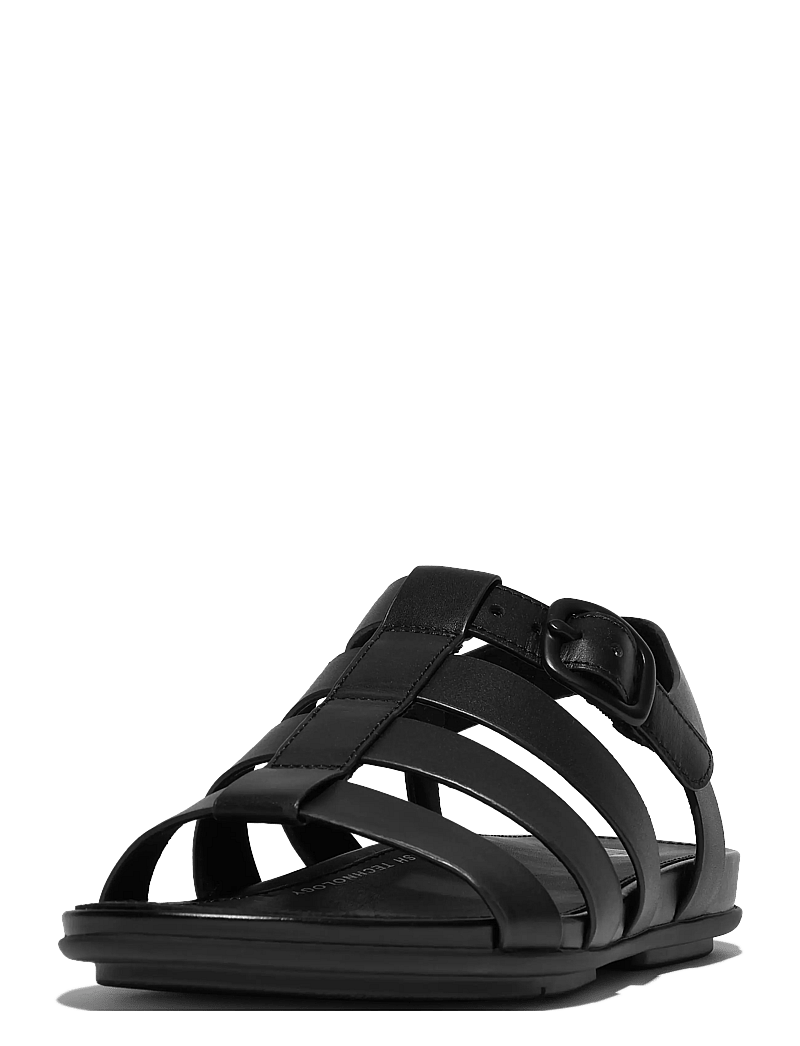 FitFlop - GRACIE LEATHER FISHERMAN SANDALS - gladiatorsandaler - black - 3