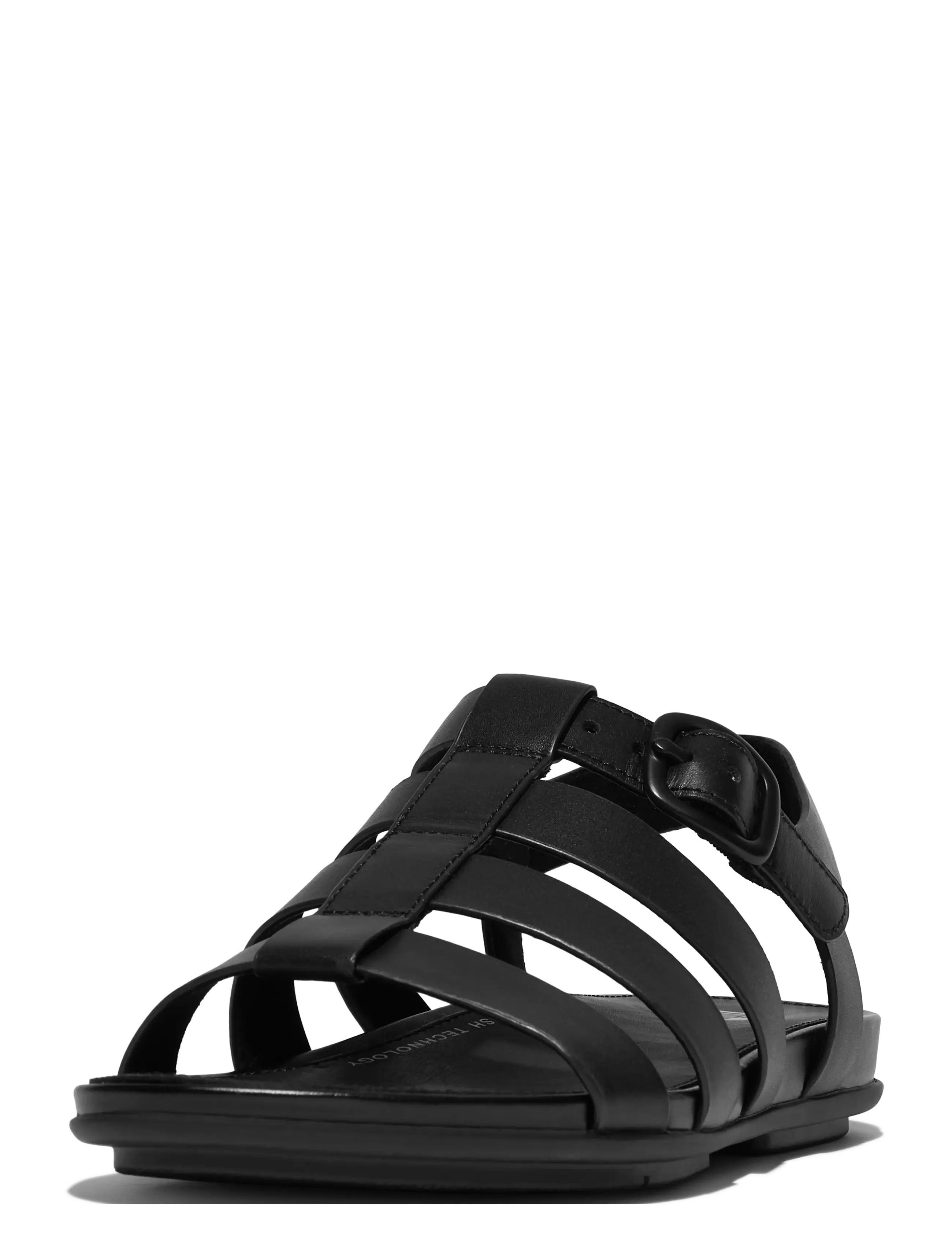 FitFlop - GRACIE LEATHER FISHERMAN SANDALS - gladiatorsandaler - black - 3