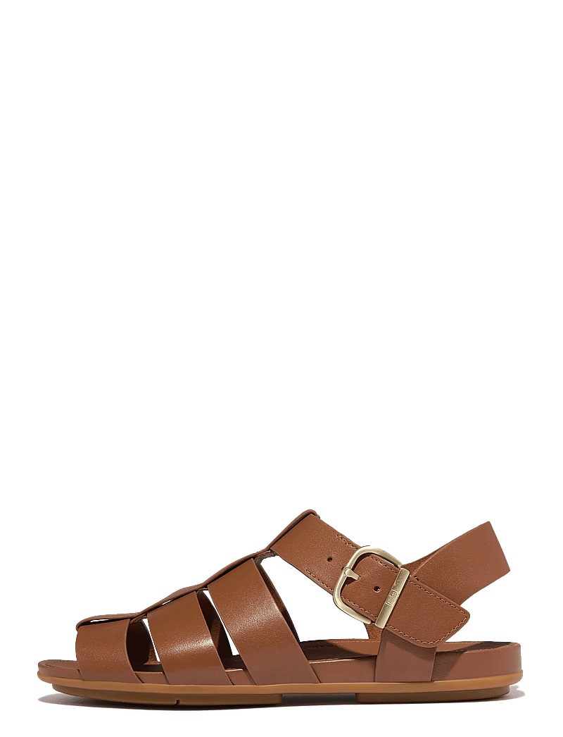FitFlop - GRACIE LEATHER FISHERMAN SANDALS - gladiator-sandalen - deep tan - 1