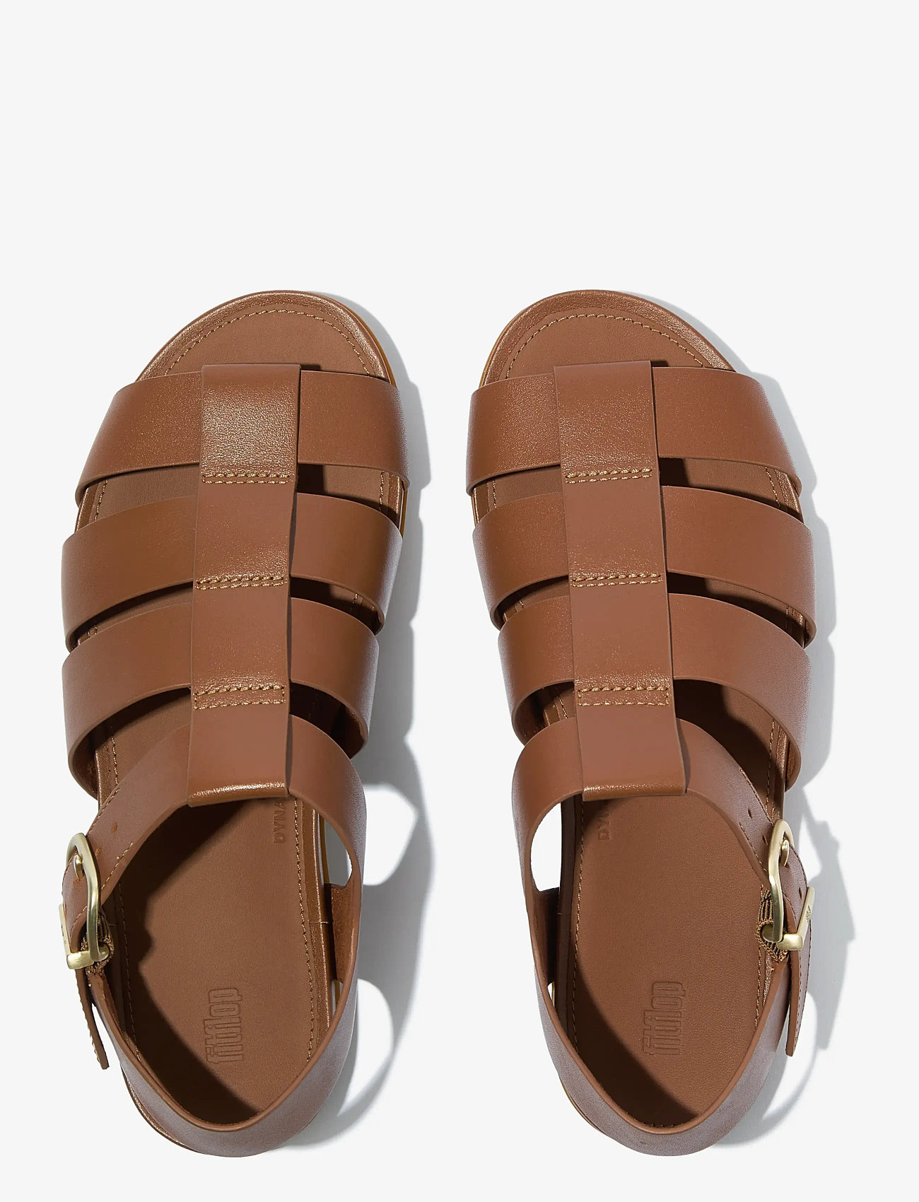 FitFlop - GRACIE LEATHER FISHERMAN SANDALS - gladiator-sandalen - deep tan - 2