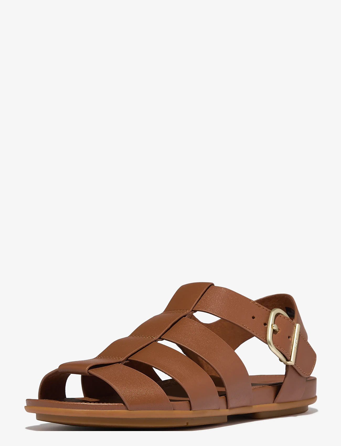FitFlop - GRACIE LEATHER FISHERMAN SANDALS - gladiator-sandalen - deep tan - 3