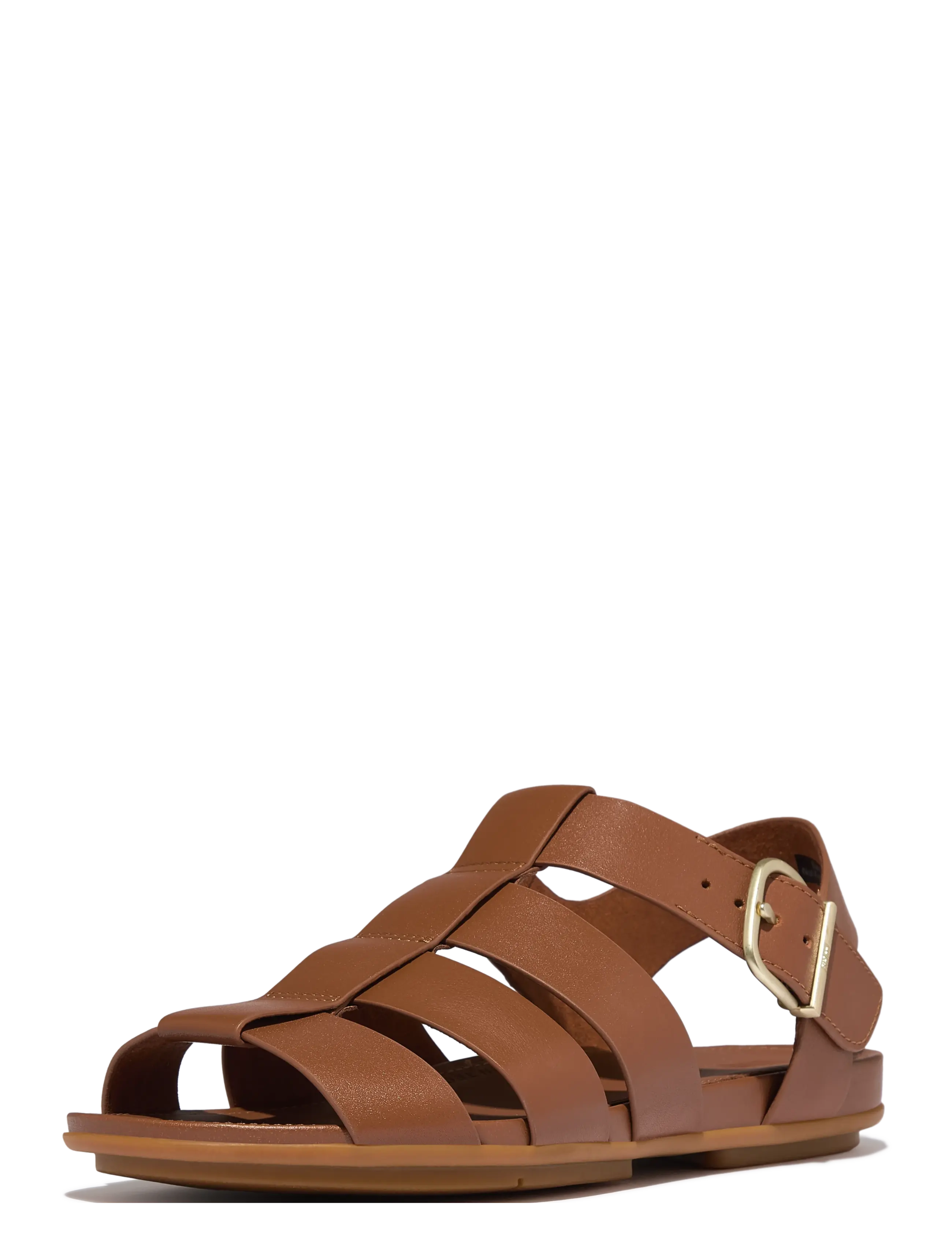 FitFlop - GRACIE LEATHER FISHERMAN SANDALS - romeinse sandalen - deep tan - 3