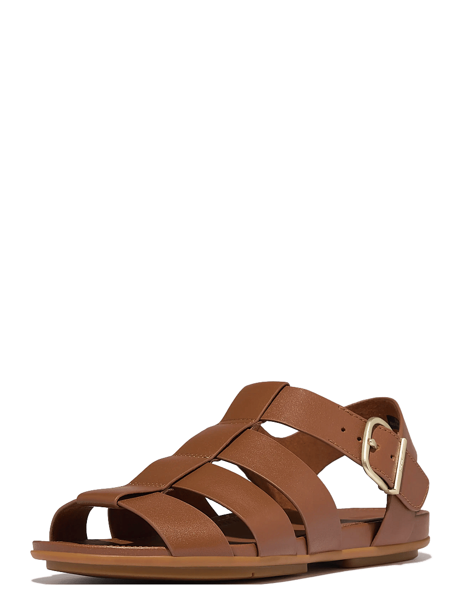 FitFlop - GRACIE LEATHER FISHERMAN SANDALS - romeinse sandalen - deep tan - 3